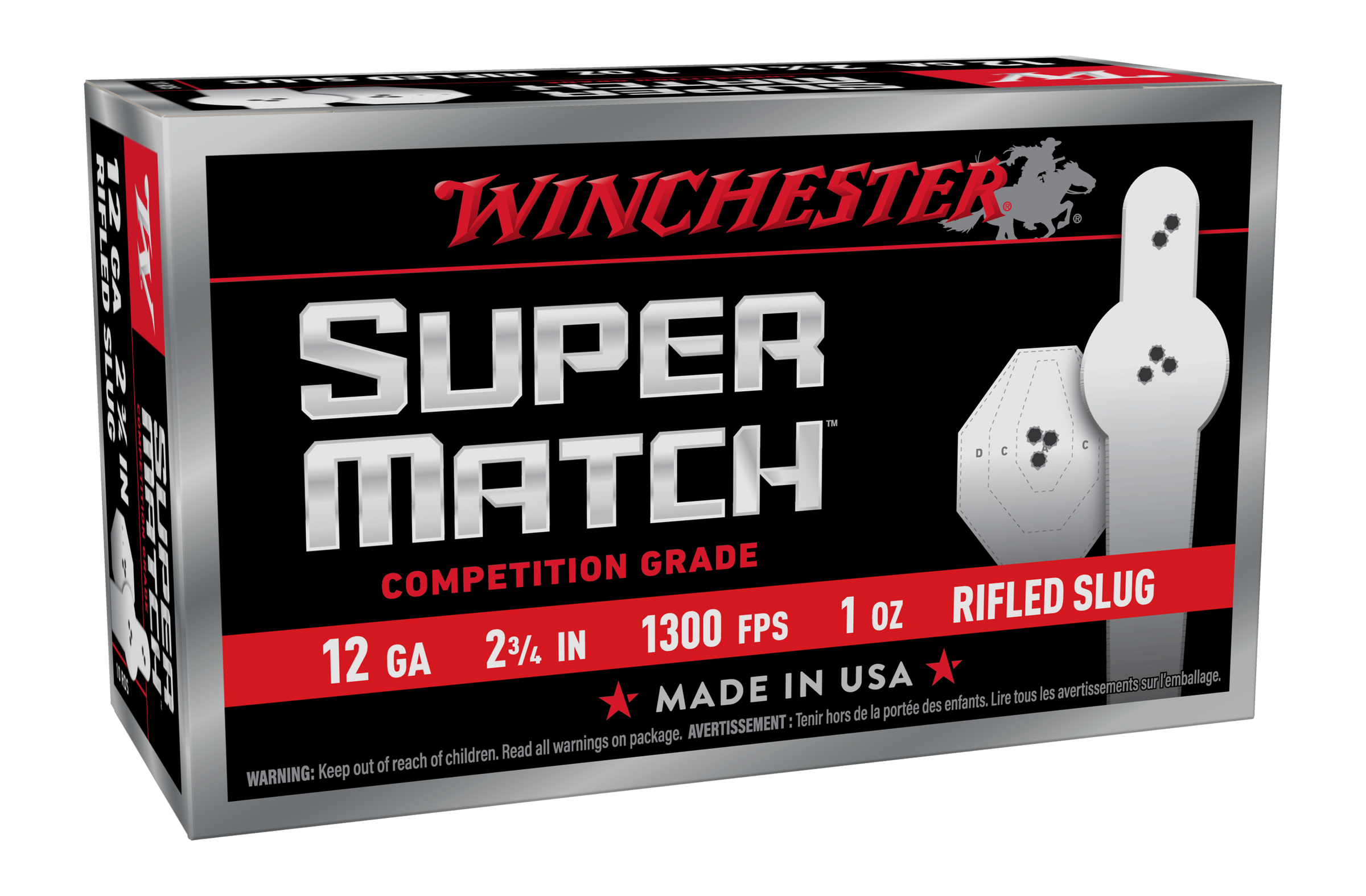 WIN SM12RS 12G 2/3/4 1OZ SLUG 10/10