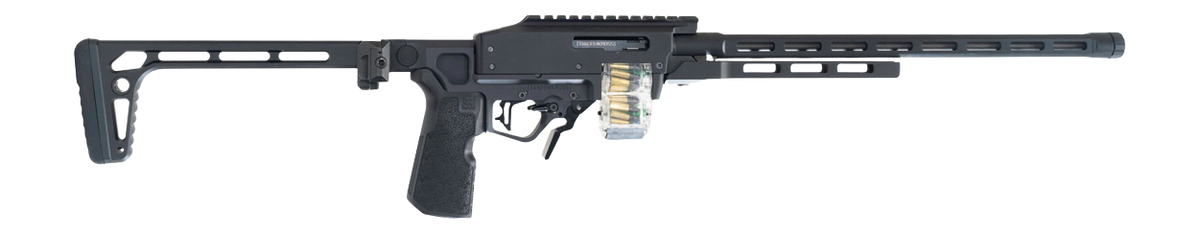 TandemKross FA41N0603BBB1 ADX Race 22 LR 10+1 16.50" Black QPQ Threaded Barrel, Black Anodized Aluminum Receiver w/Picatinny Rail, Black TK Folding Aluminum Stock, Polymer Grip,