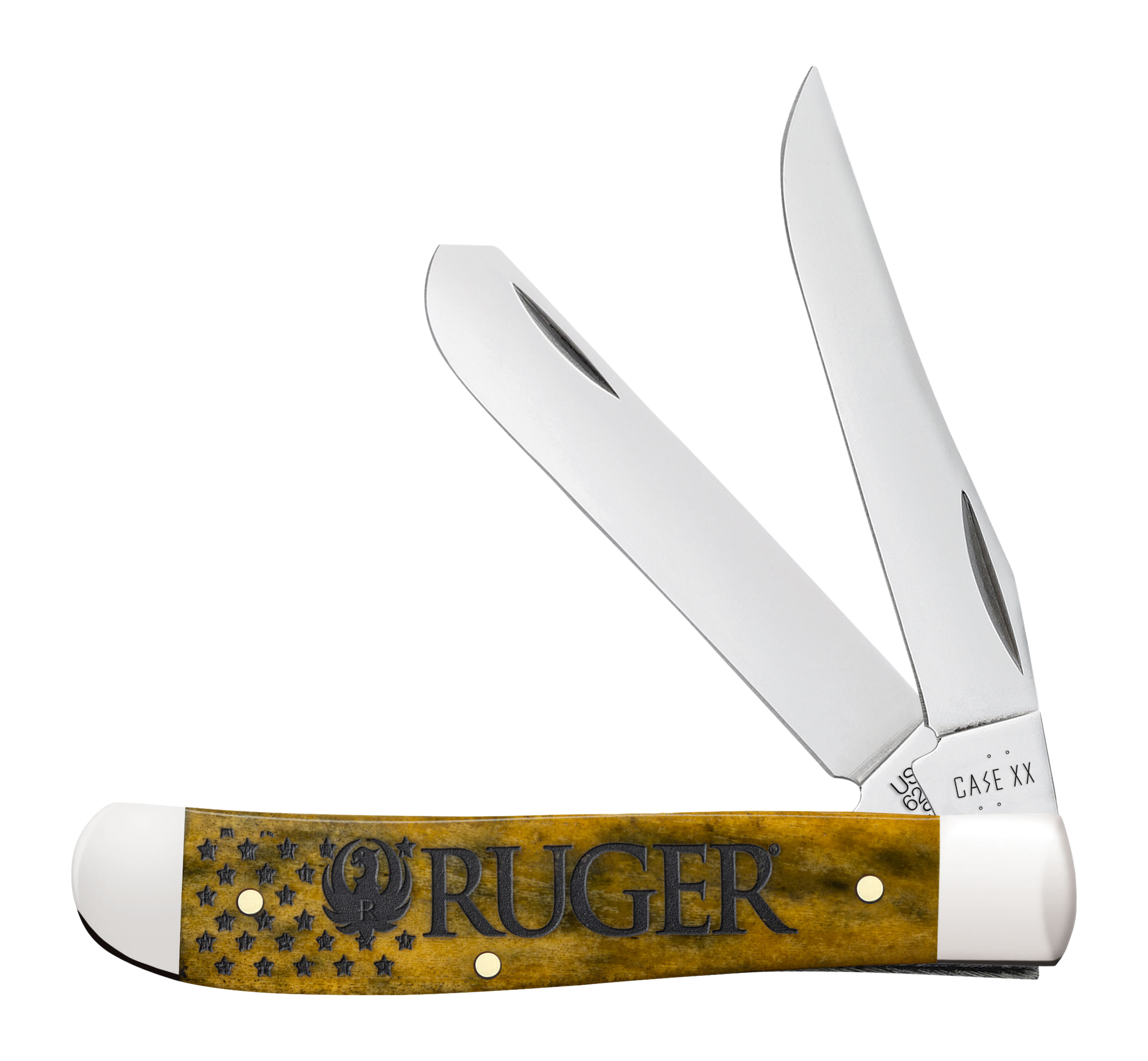 CASE 53541 RUGER SMOOTH OG BONE MINI TRAPPER