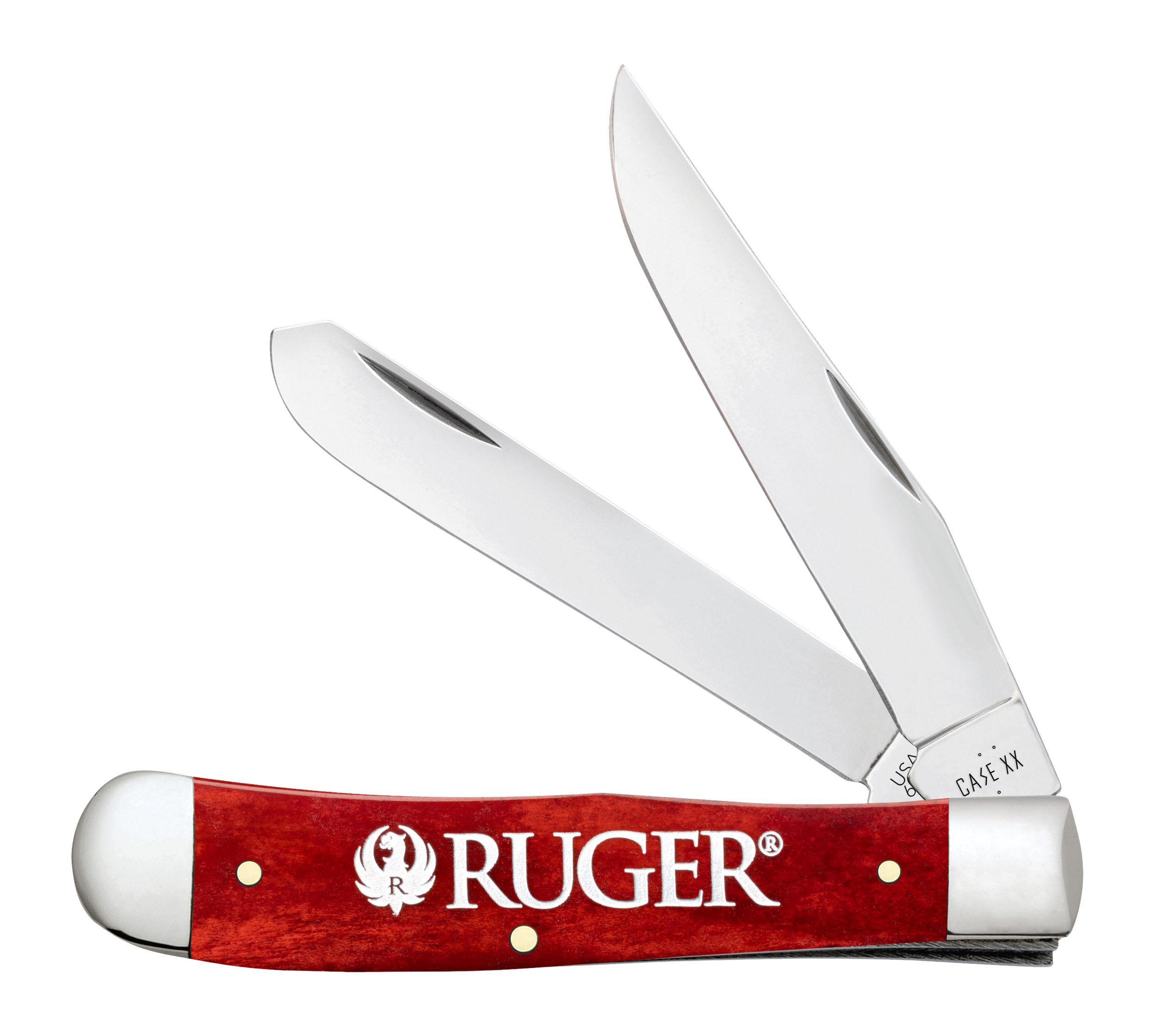 CASE 53542 RUGER SMOOTH OLD RED BONE TRAPPER