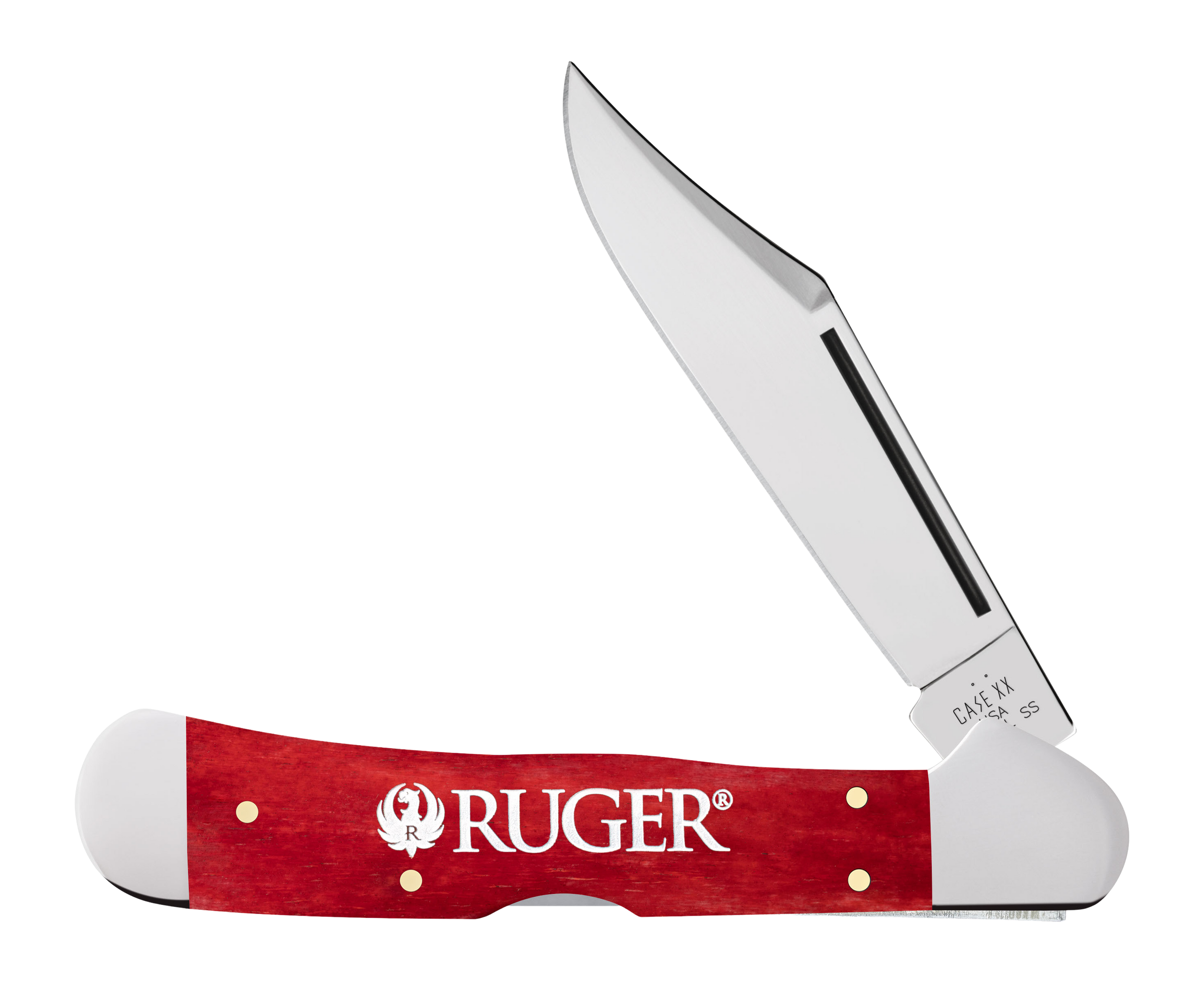 CASE 53543 RUGER SMOOTH OLD RED BONE COPPERLOCK