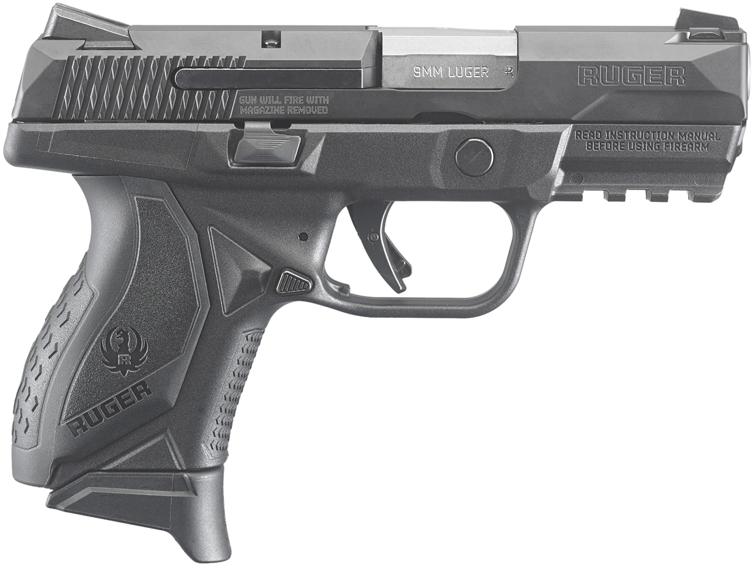 Ruger American Pistol Compact 9mm 3.55" Barrel 17+1 Black Polymer 8635-img-3