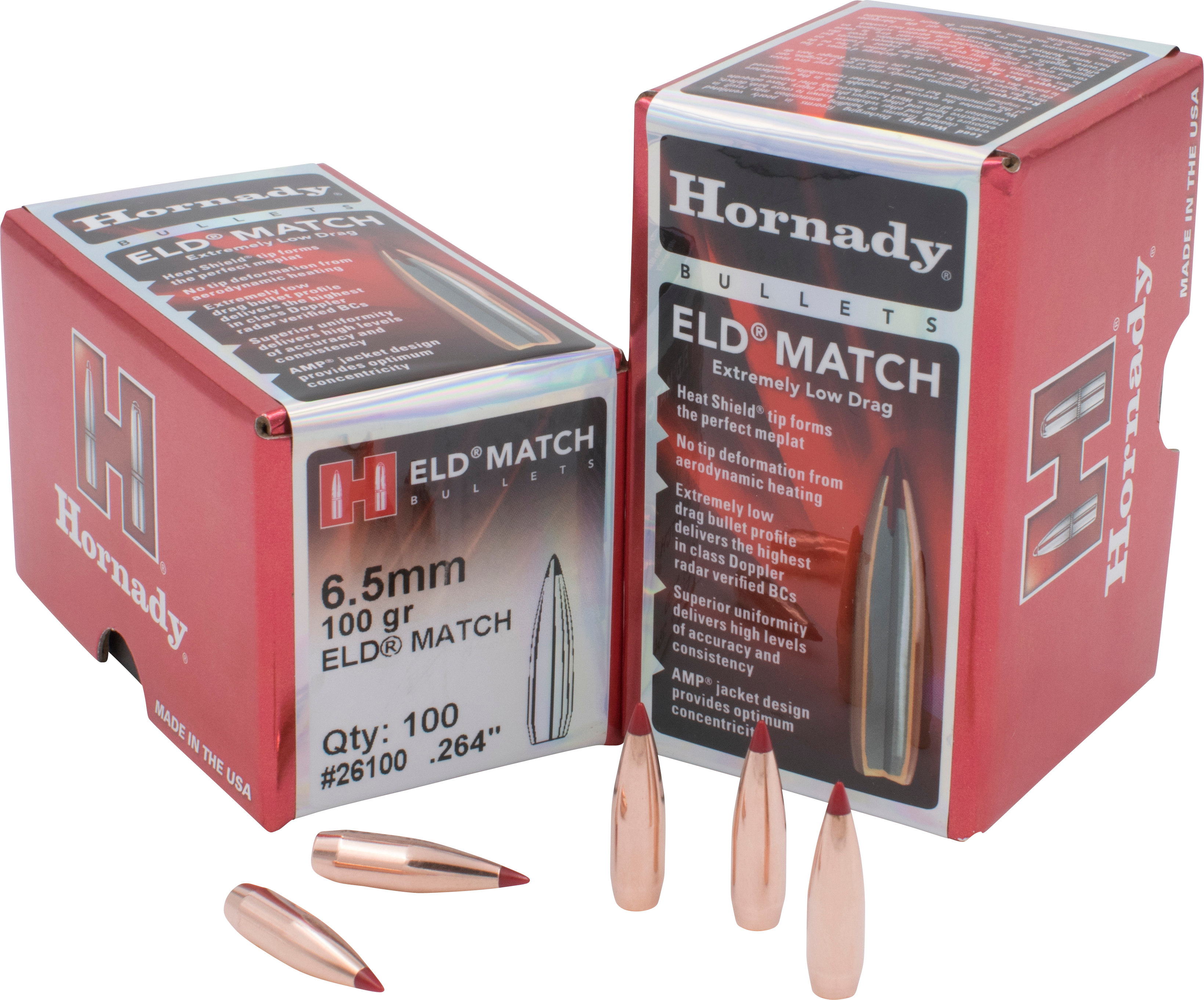 HORN 26100 BULL .264 100 ELD-M 100/25