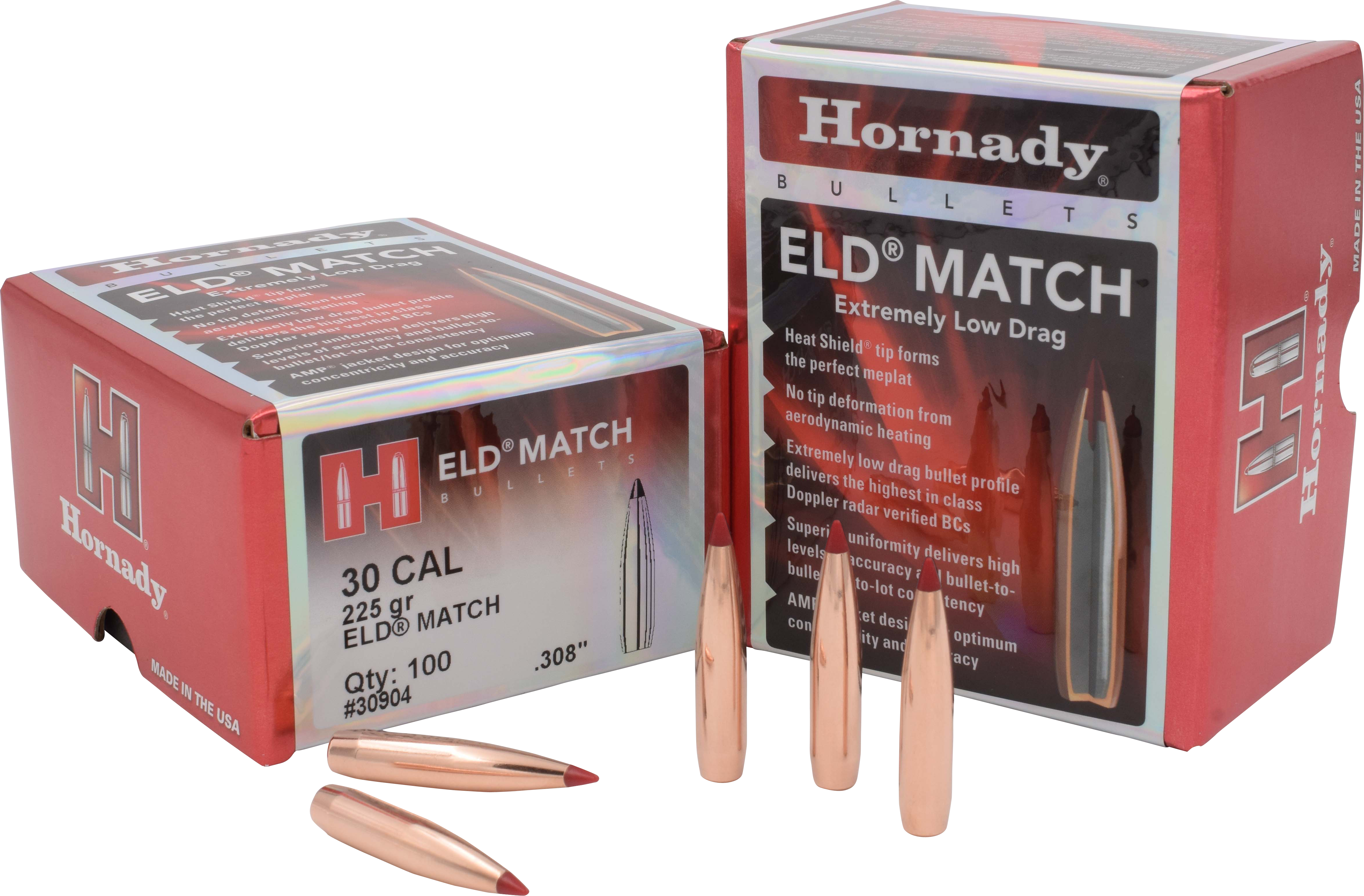 HORN 30904 BULL .308 225 ELD-M 100/15