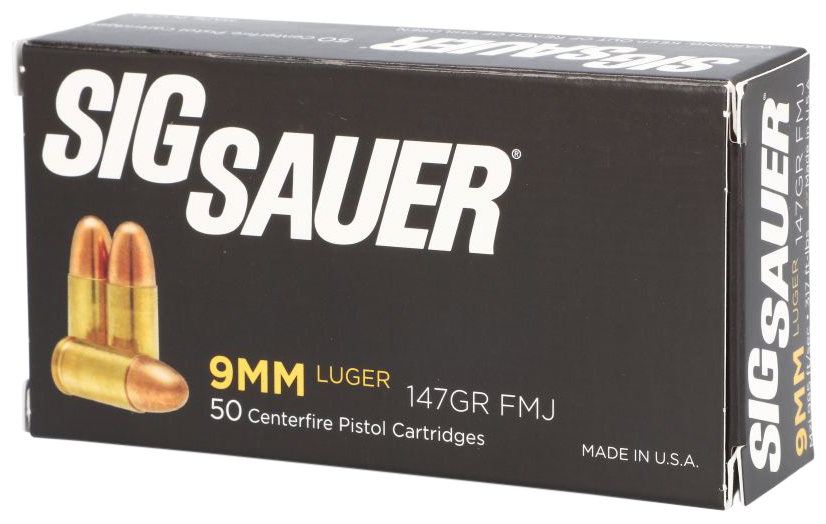 SIG E9MMB3-50 ELITE BALL 9MM 147 FMJ 50/20