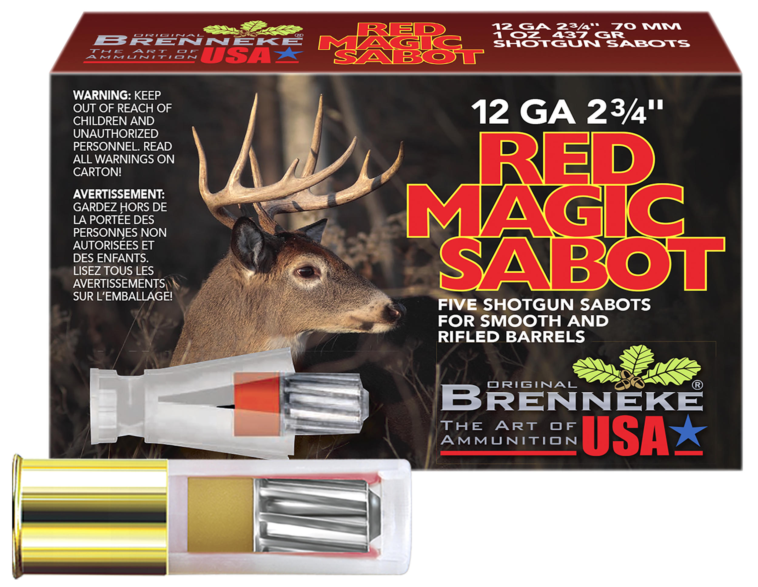 BR SL122RMS R-MAGIC 12 2.75 SLUG 1OZ 5/50