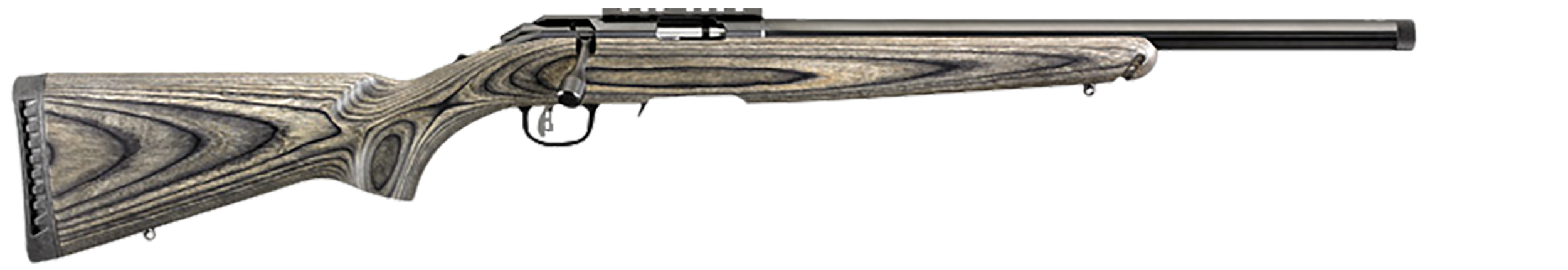 Ruger 8350 American Rimfire Target Full Size 17 HMR 9+1 18" Satin Blued Threaded Bull Barrel & Alloy Steel Receiver w/Scope Rail, Black Fixed Laminate Stock, Right Hand