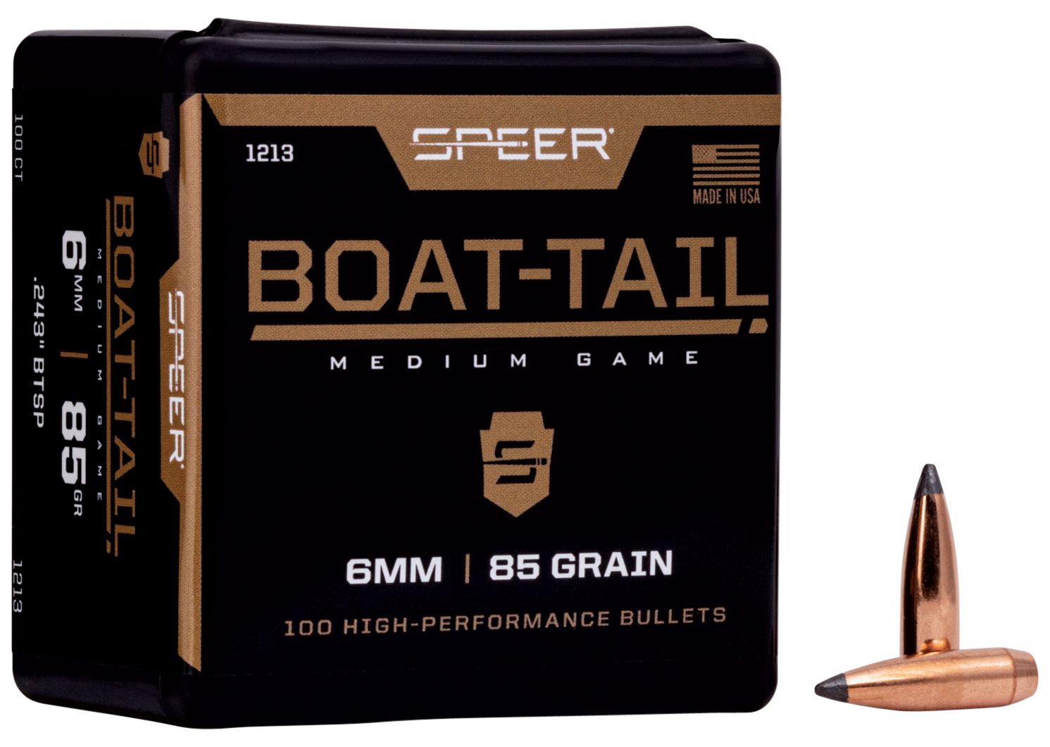 SPEER 1213 BULL .243 85 SPTZBT 100/5