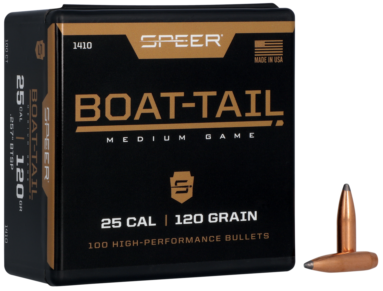 SPEER 1410 BULL .257 120 SPTZR BT 100/5