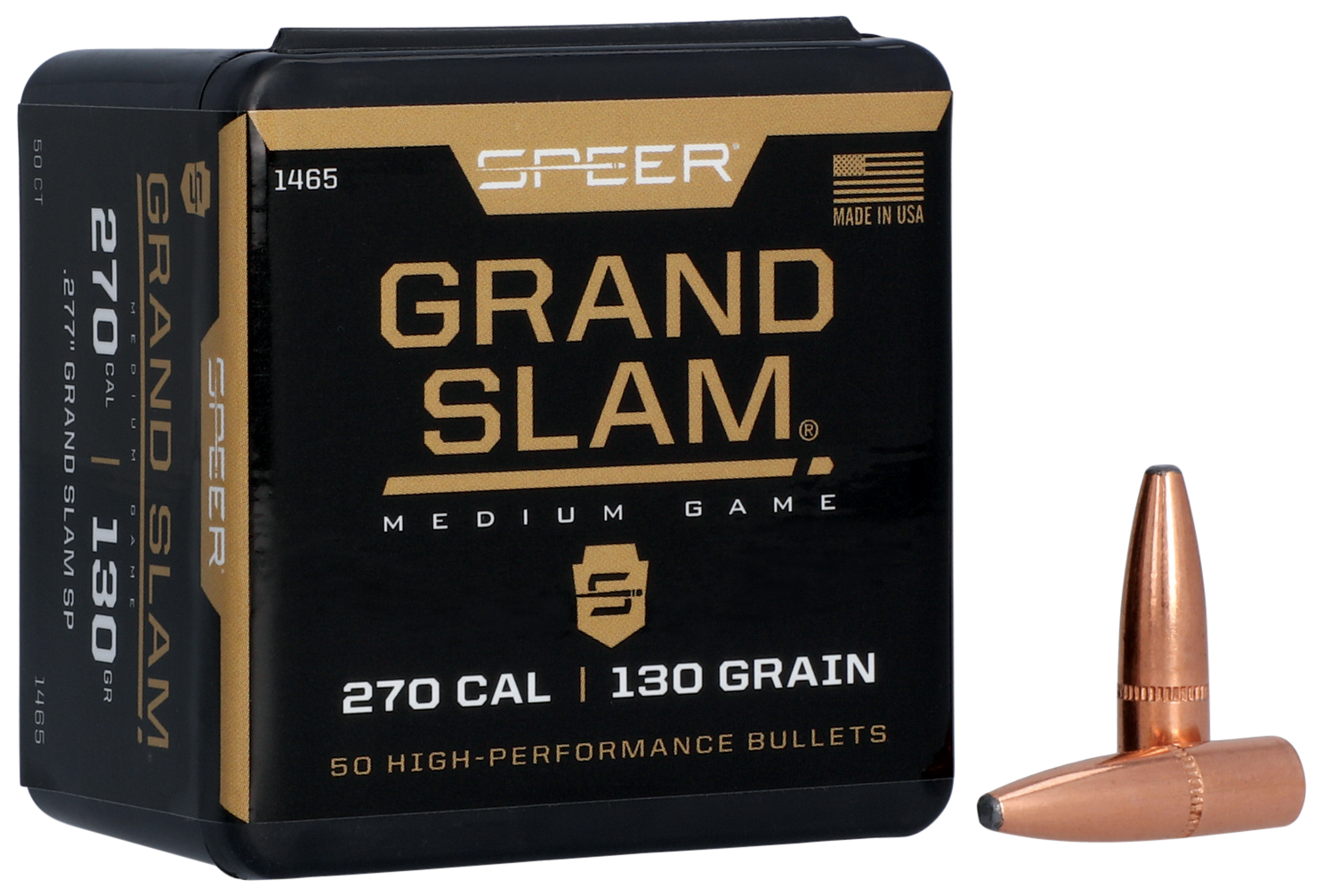 SPEER 1465 BULL .277 130 GRANDSLAM 50/5