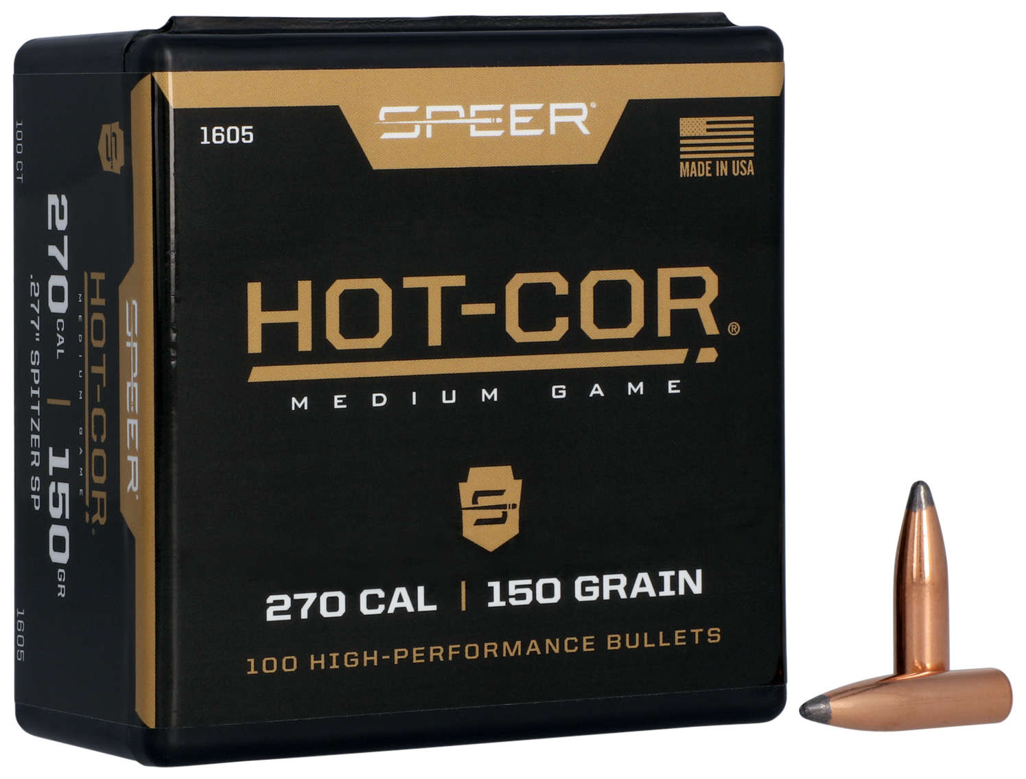 SPEER 1605 BULL .277 150 SPTZR 100/5