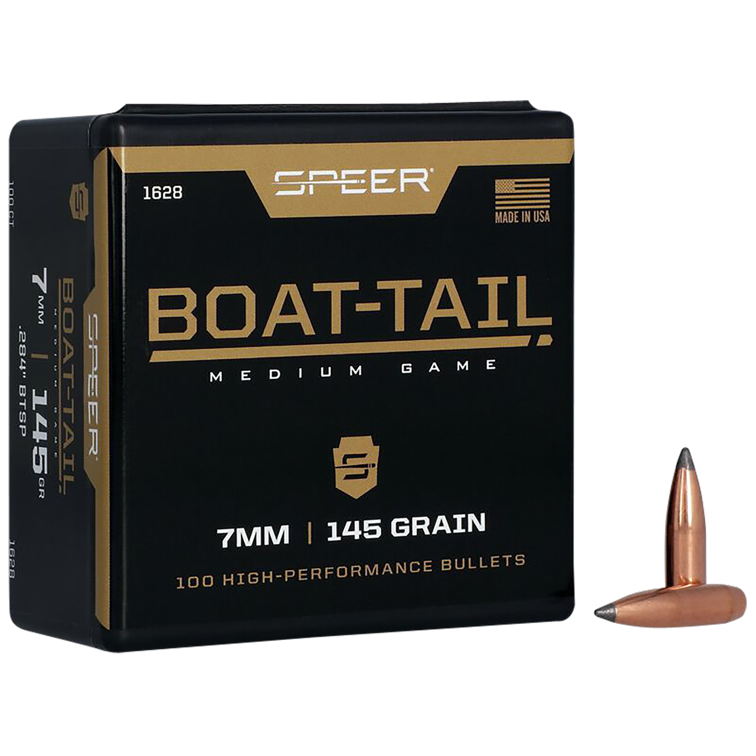SPEER 1628 BULL .284 145 SPTZR BT 100/5