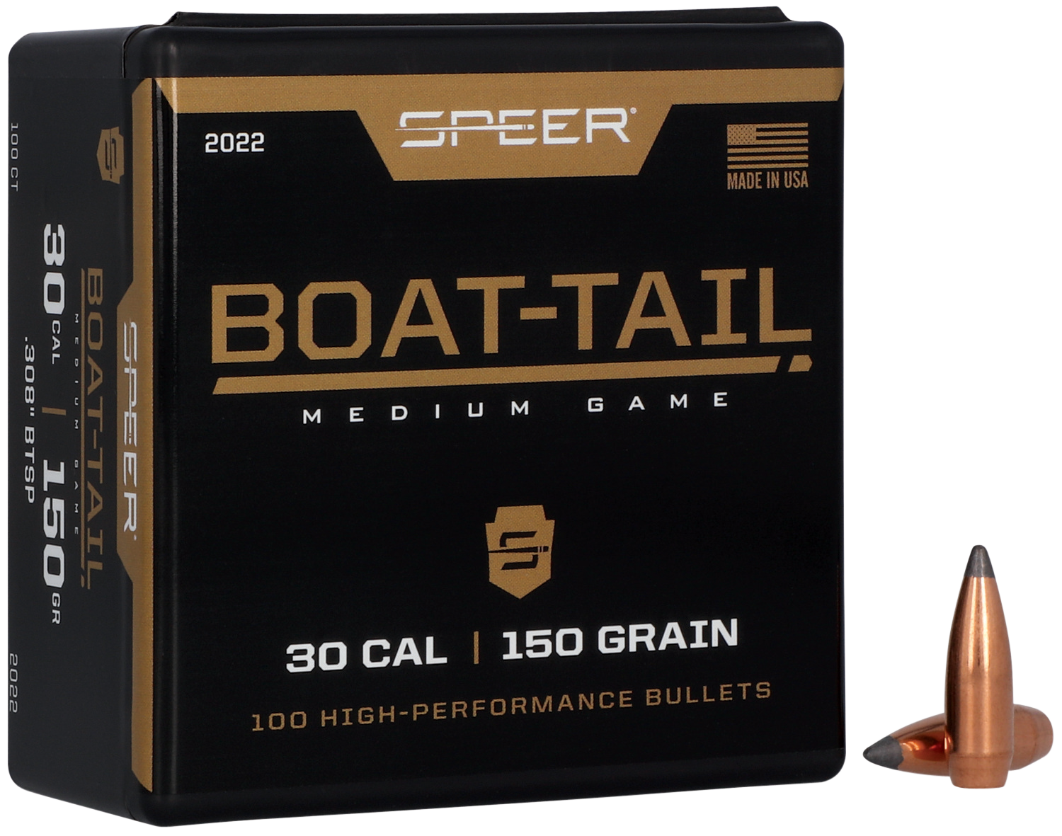 SPEER 2022 BULL .308 150 SPTZR BT 100/5