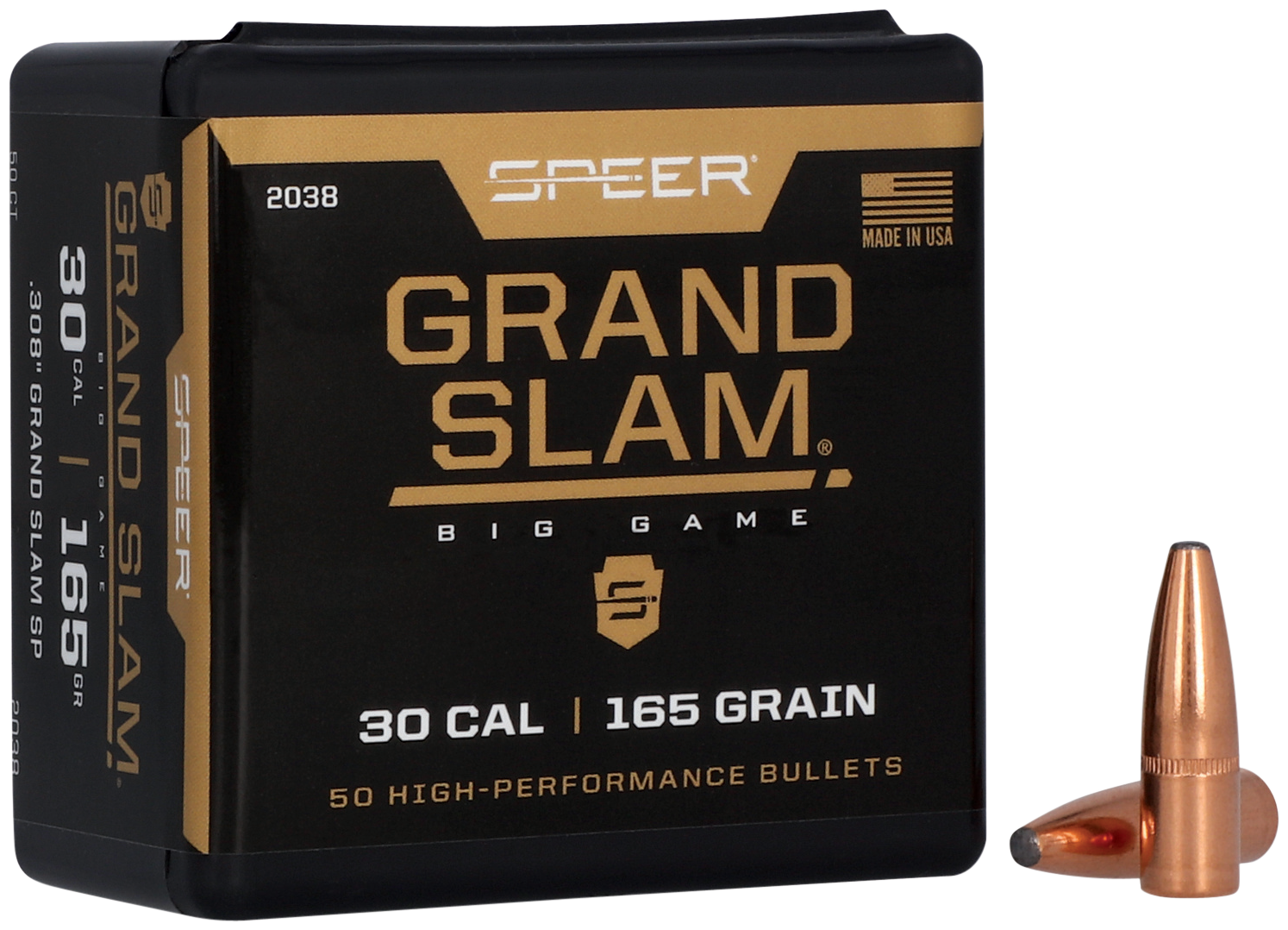 SPEER 2038 BULL .308 165 GRANDSLAM 50/5