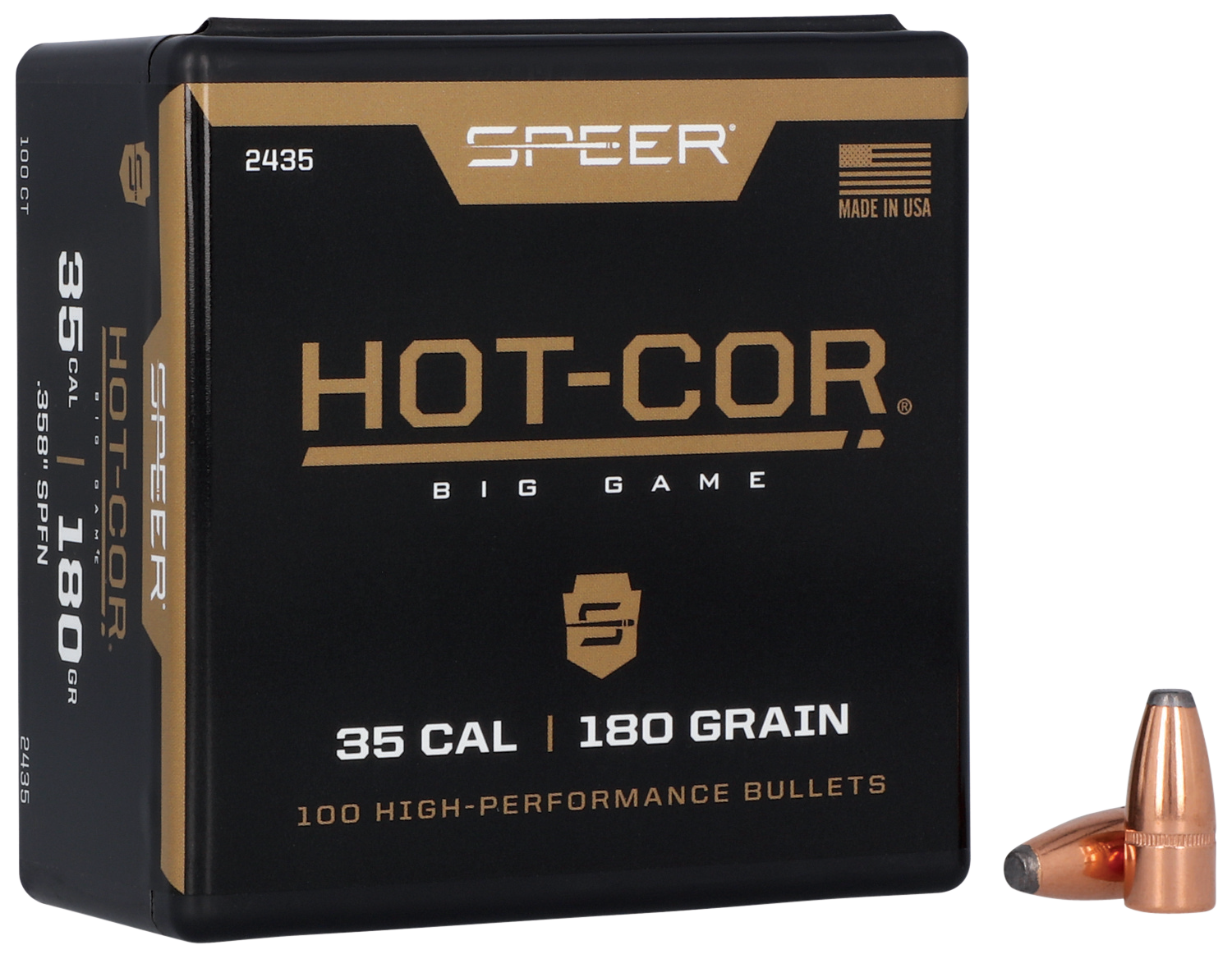 SPEER 2435 BULL .358 180 FNSP 100/5