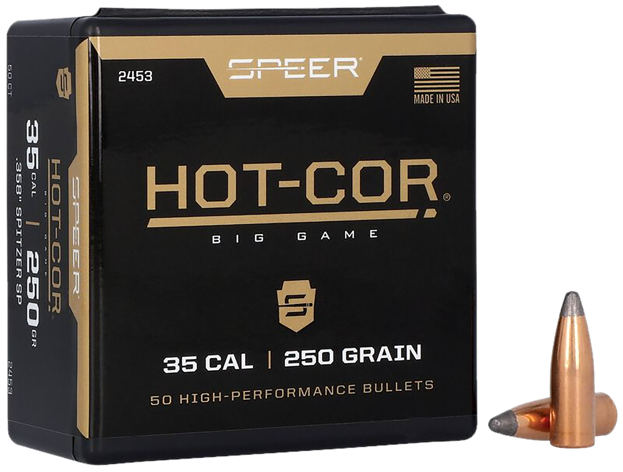 SPEER 2453 BULL .358 250 SPTZR 50/5