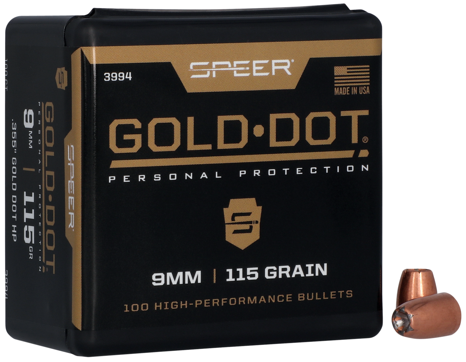 SPEER 3994 BULL .355 115 GDHP 100/5