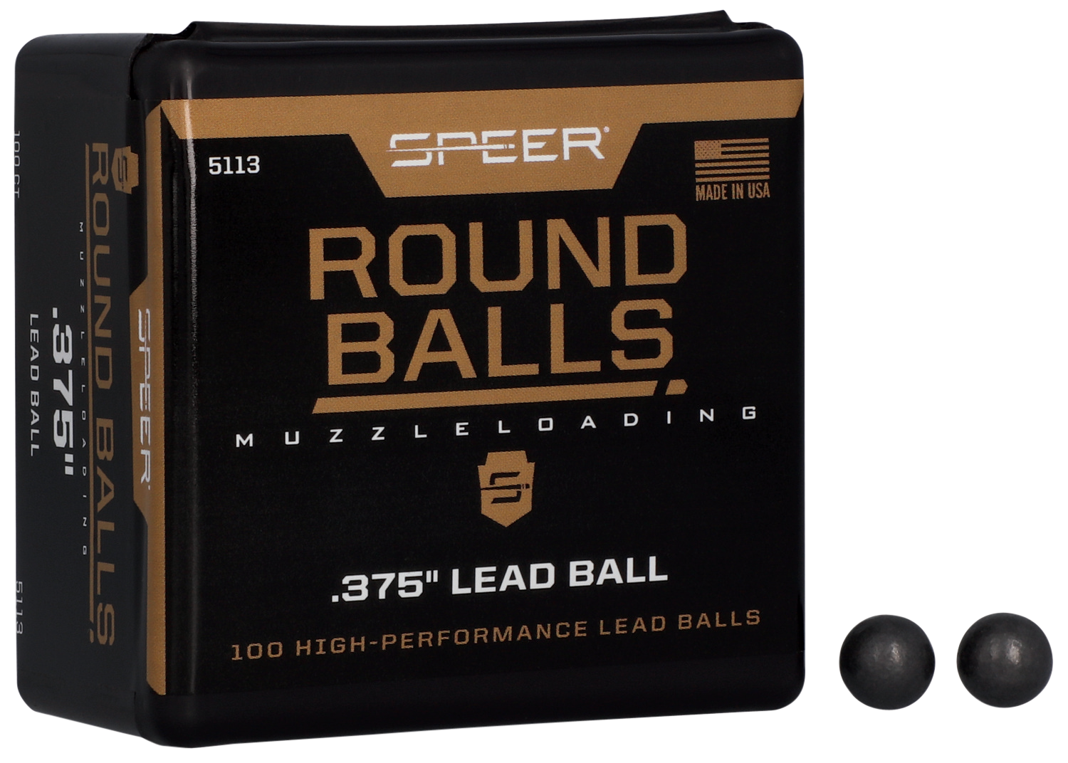 SPEER 5113 ROUND BALLS .375 100/5