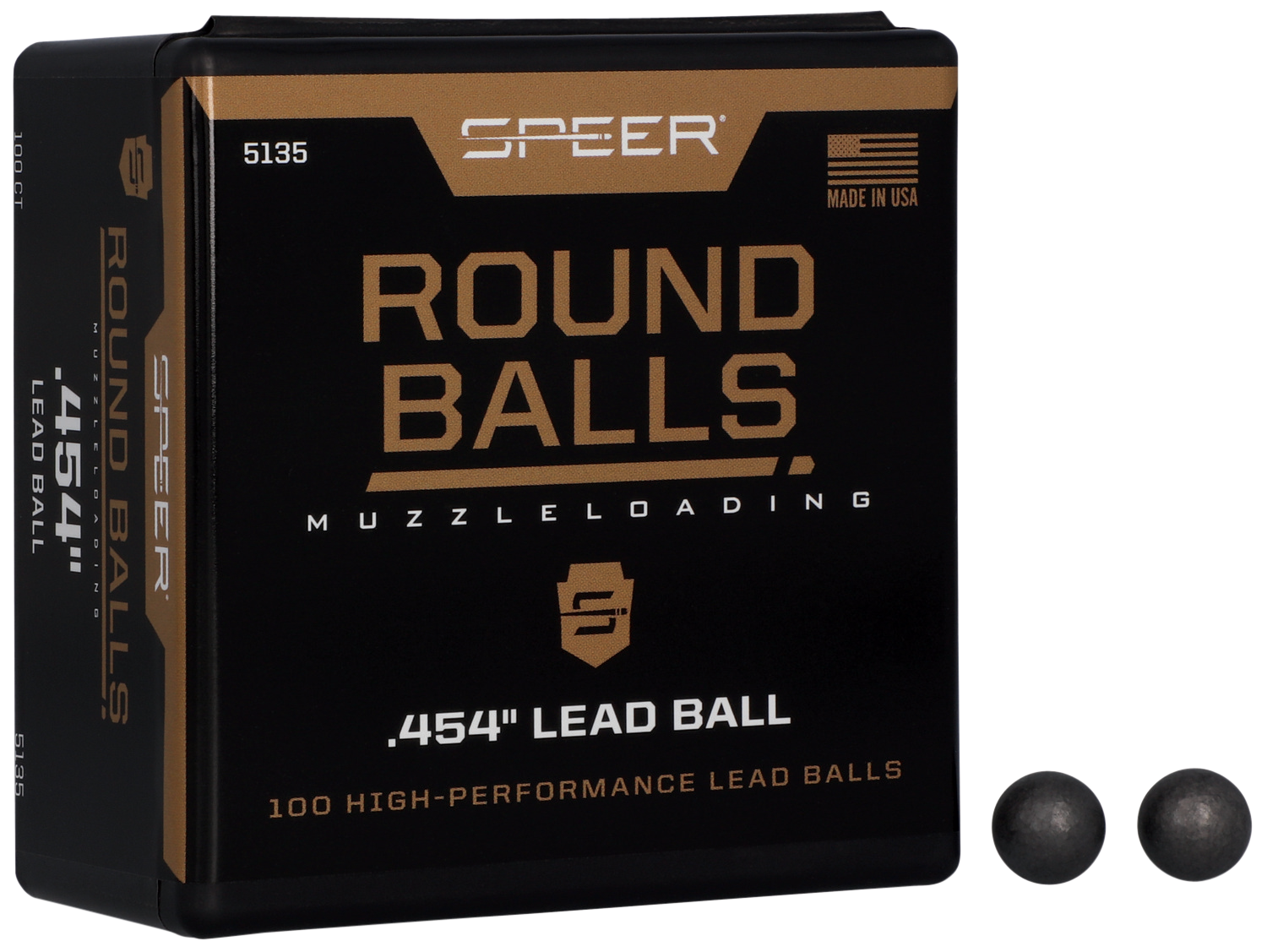 SPEER 5135 ROUND BALLS .454 100/5