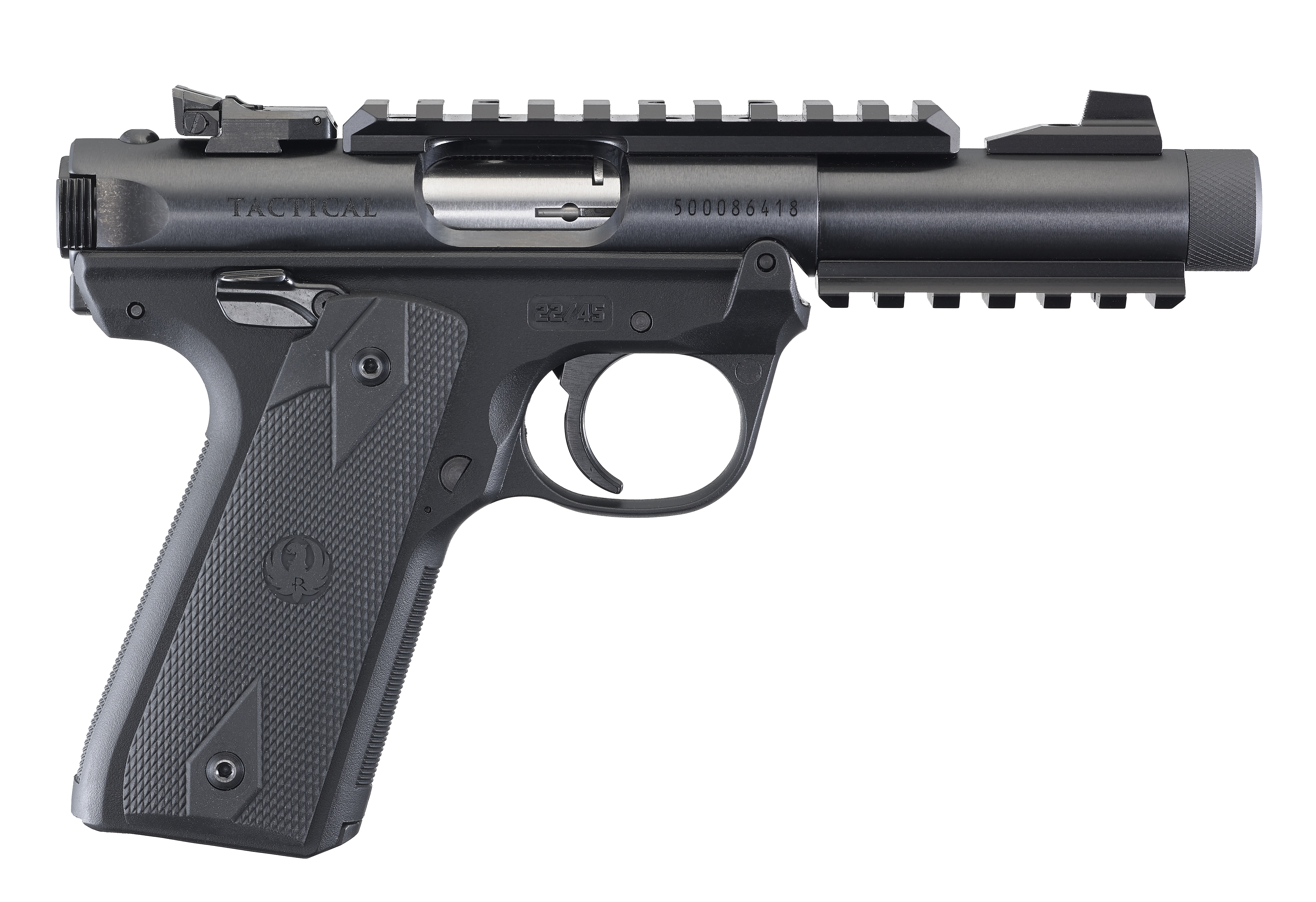 RUG 40149 MKIV 22/45 22LR 4.4 TB BLK