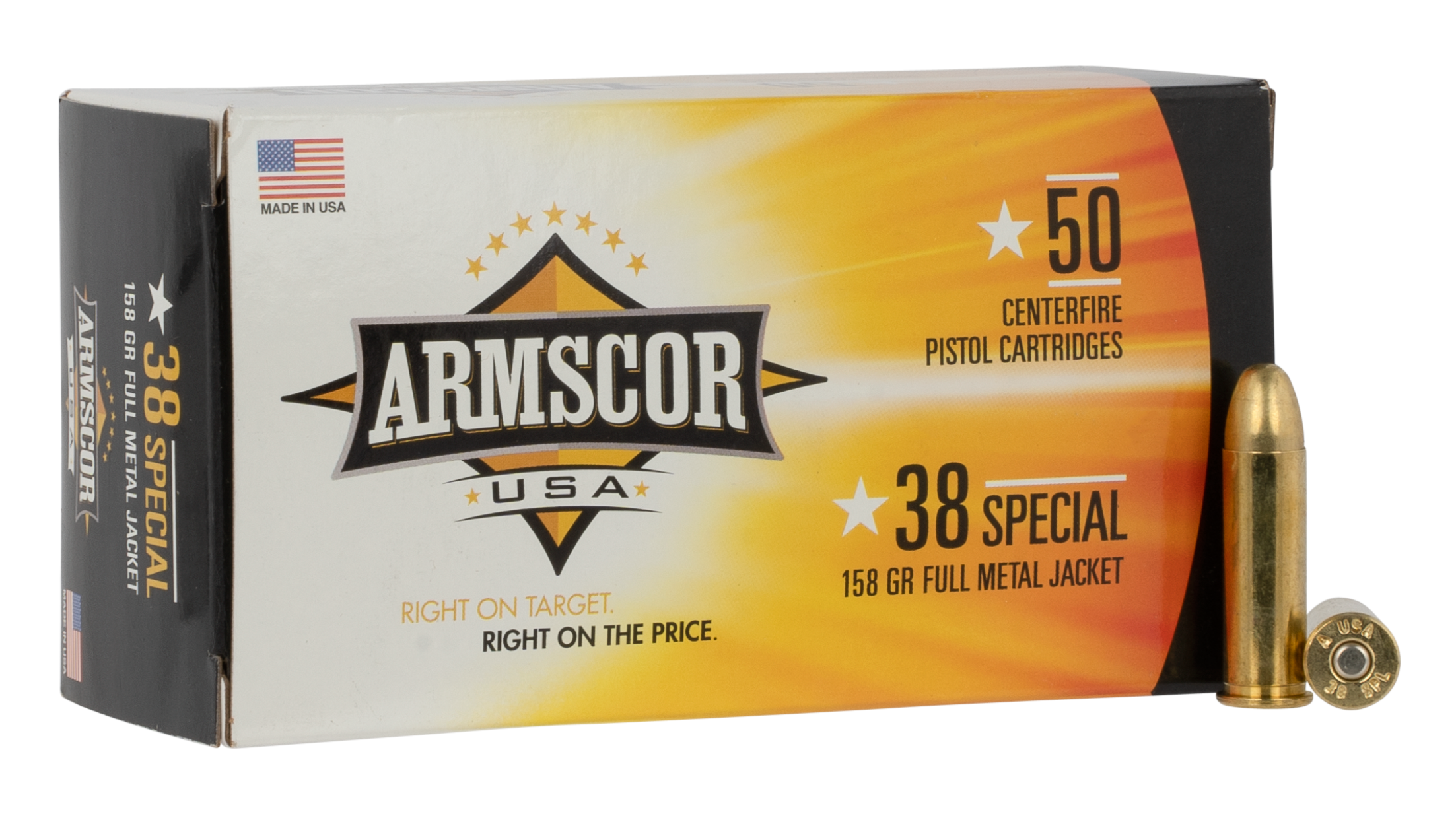 ARMS FAC3817N 38SP 158 FMJ 50/20