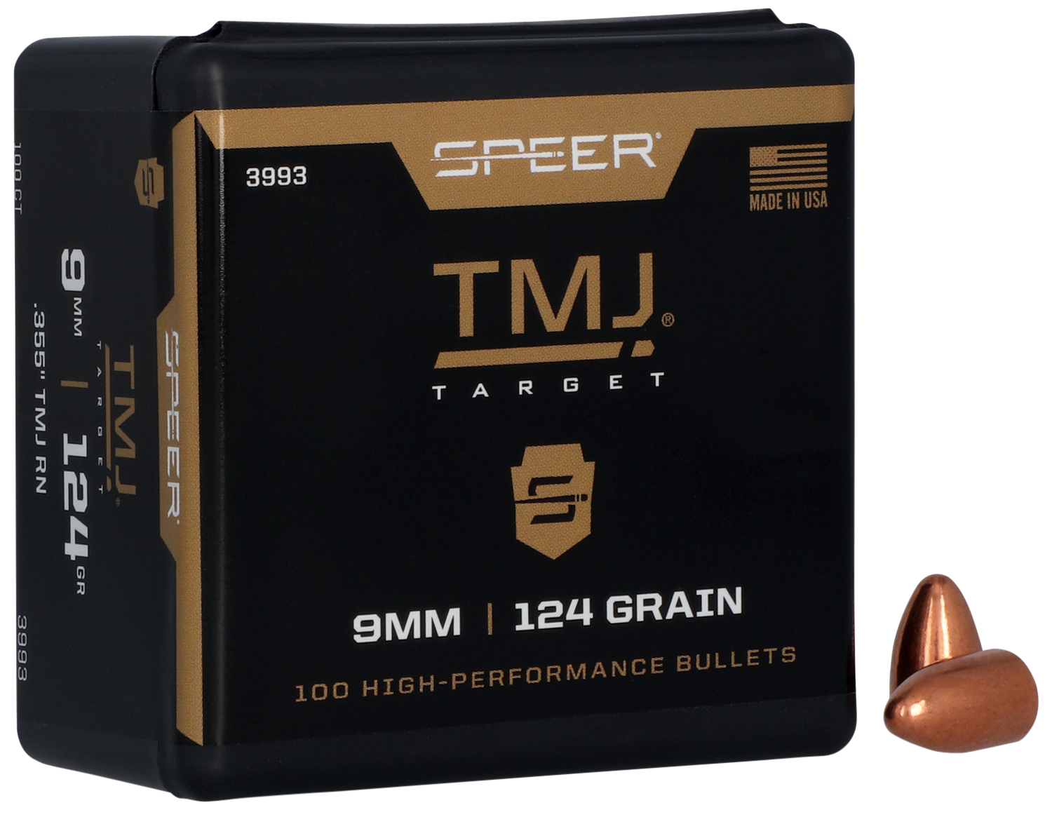 SPEER 3993 BULL .355 124 TMJ 100/5