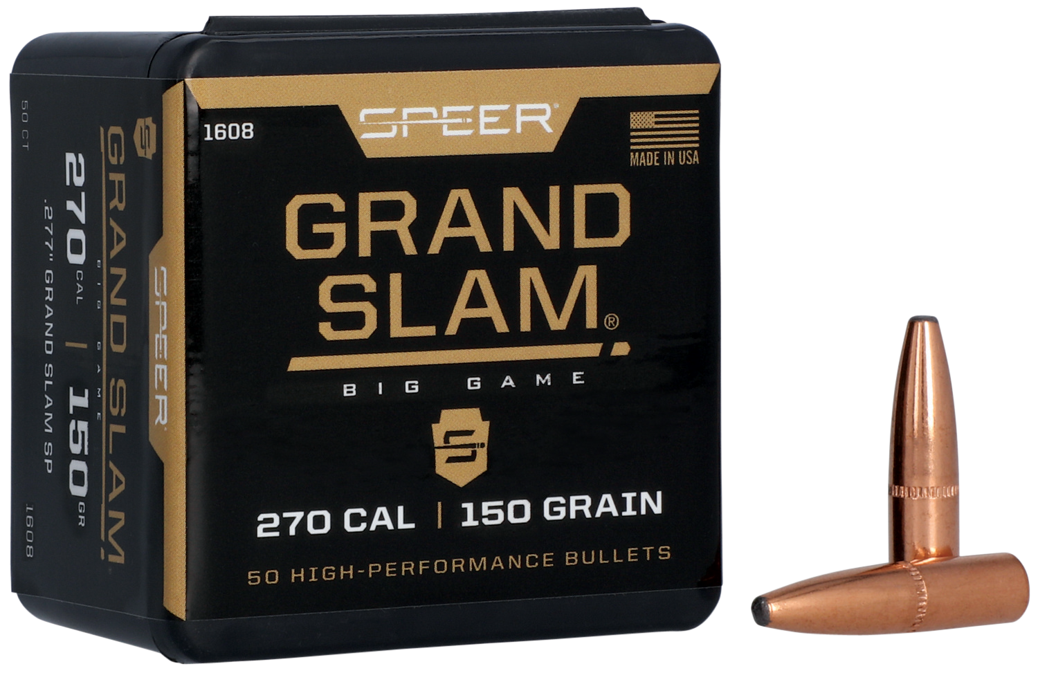 SPEER 1608 BULL .277 150 GRANDSLAM 50/5