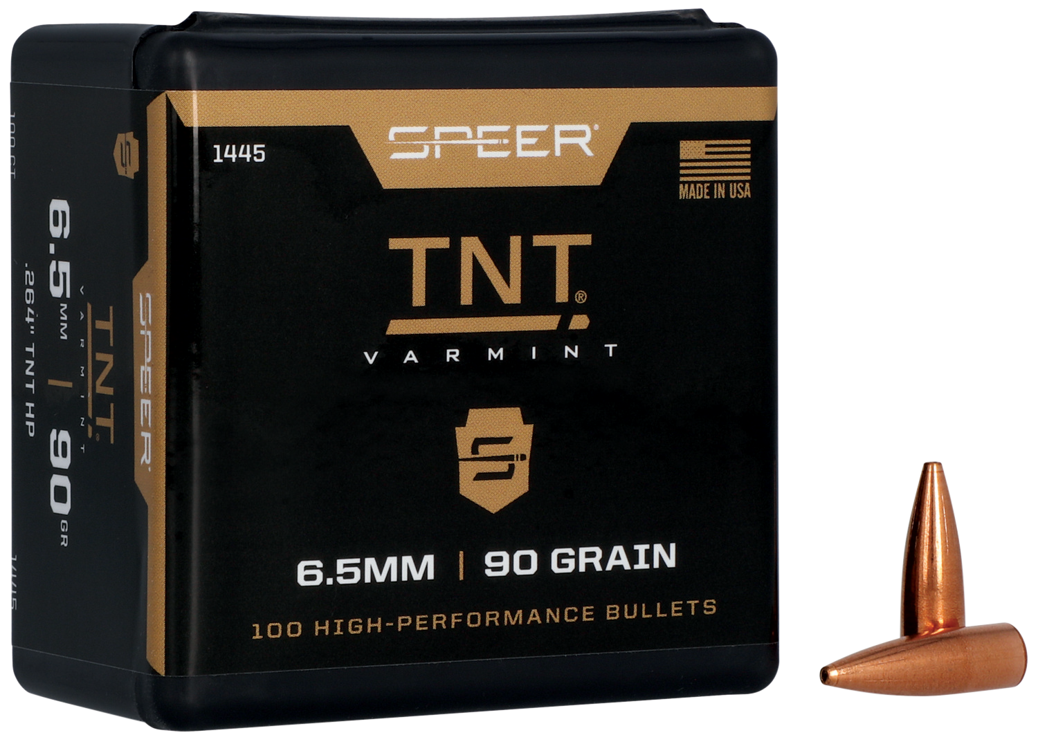 SPEER 1445 BULL .264 90 TNT HP 100/5
