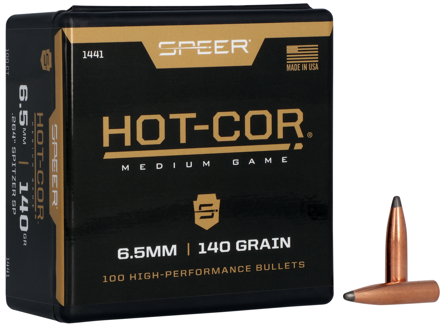 SPEER 1441 BULL .264 140 SPTZR SP 100/5