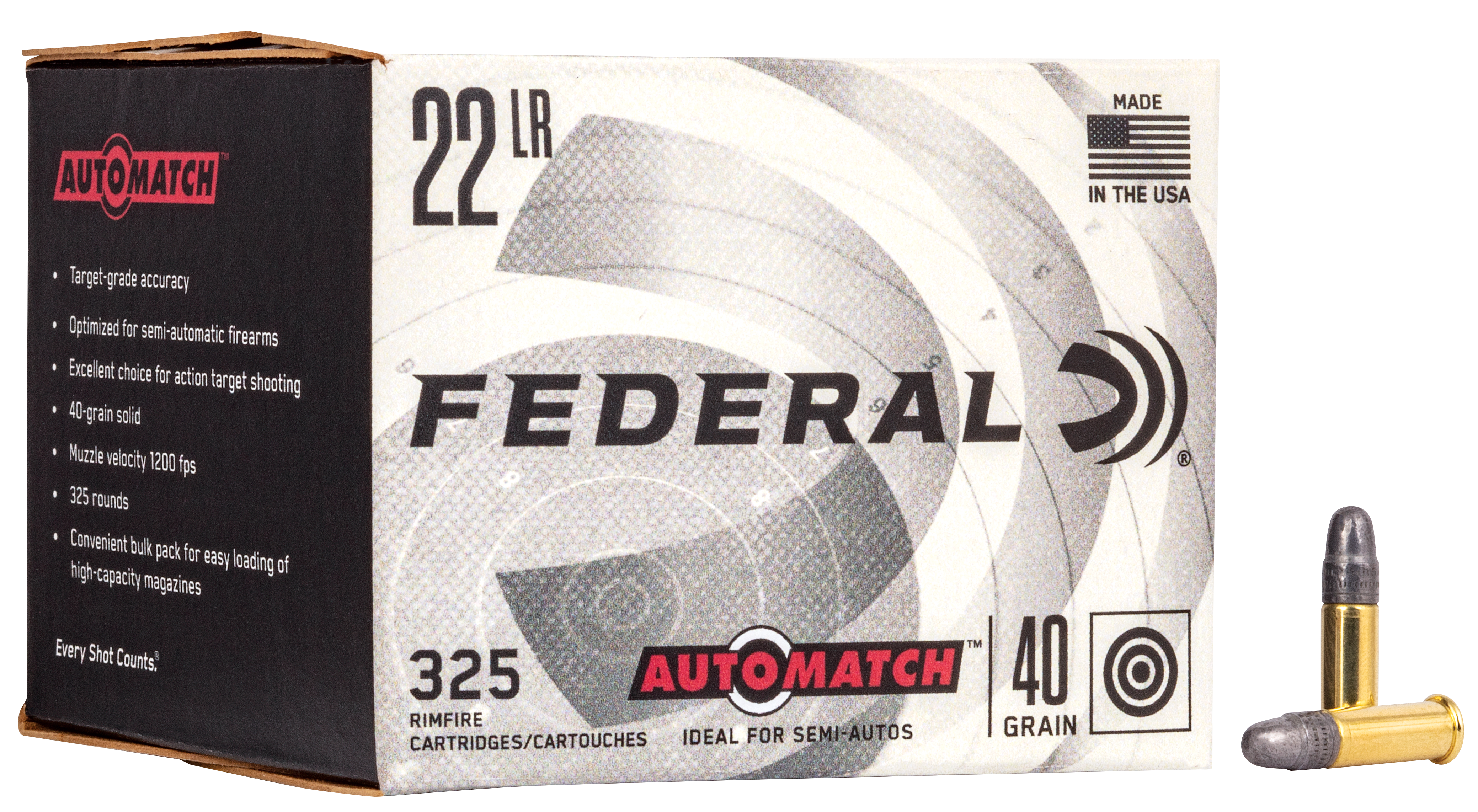 FED AM22 22LR LRN AUTMTCH BULK 325/10