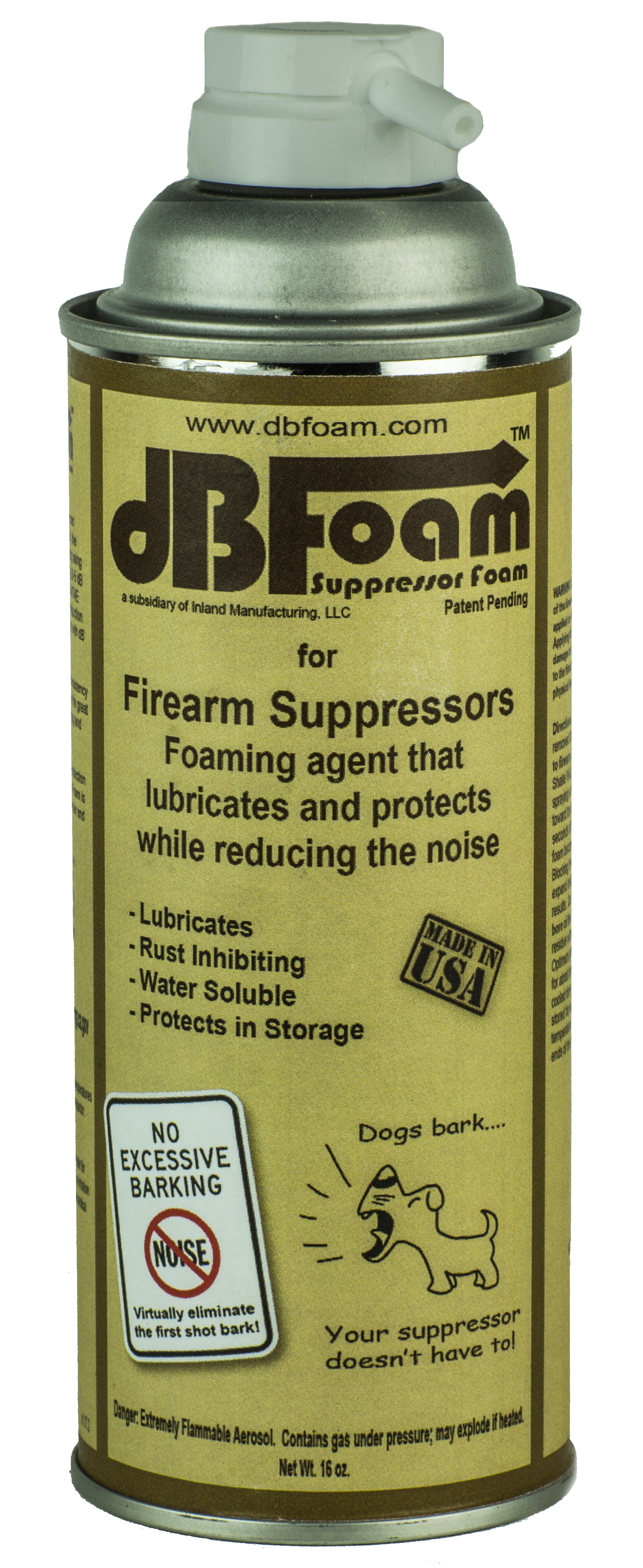 ILM DB16 SUPPRESSR DB FOAM 16OZ