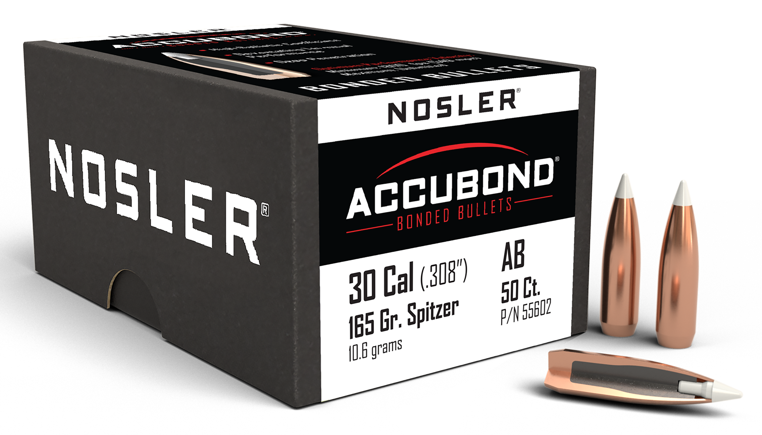 NOS 55602 ACCUBOND 308 165 SPTZR 50