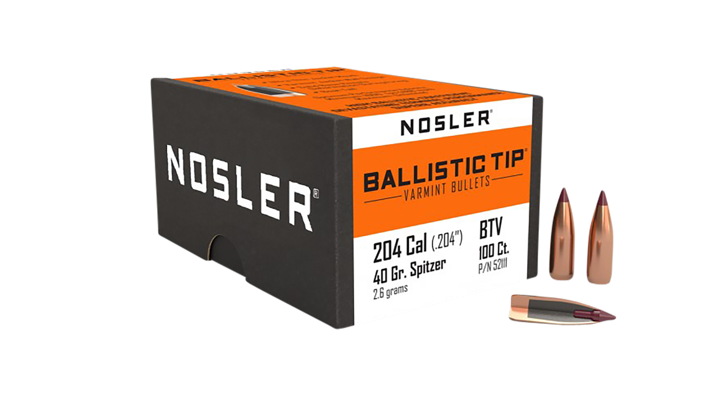 NOS 52111 BLSTC VAR .204 40 SPTZR 100
