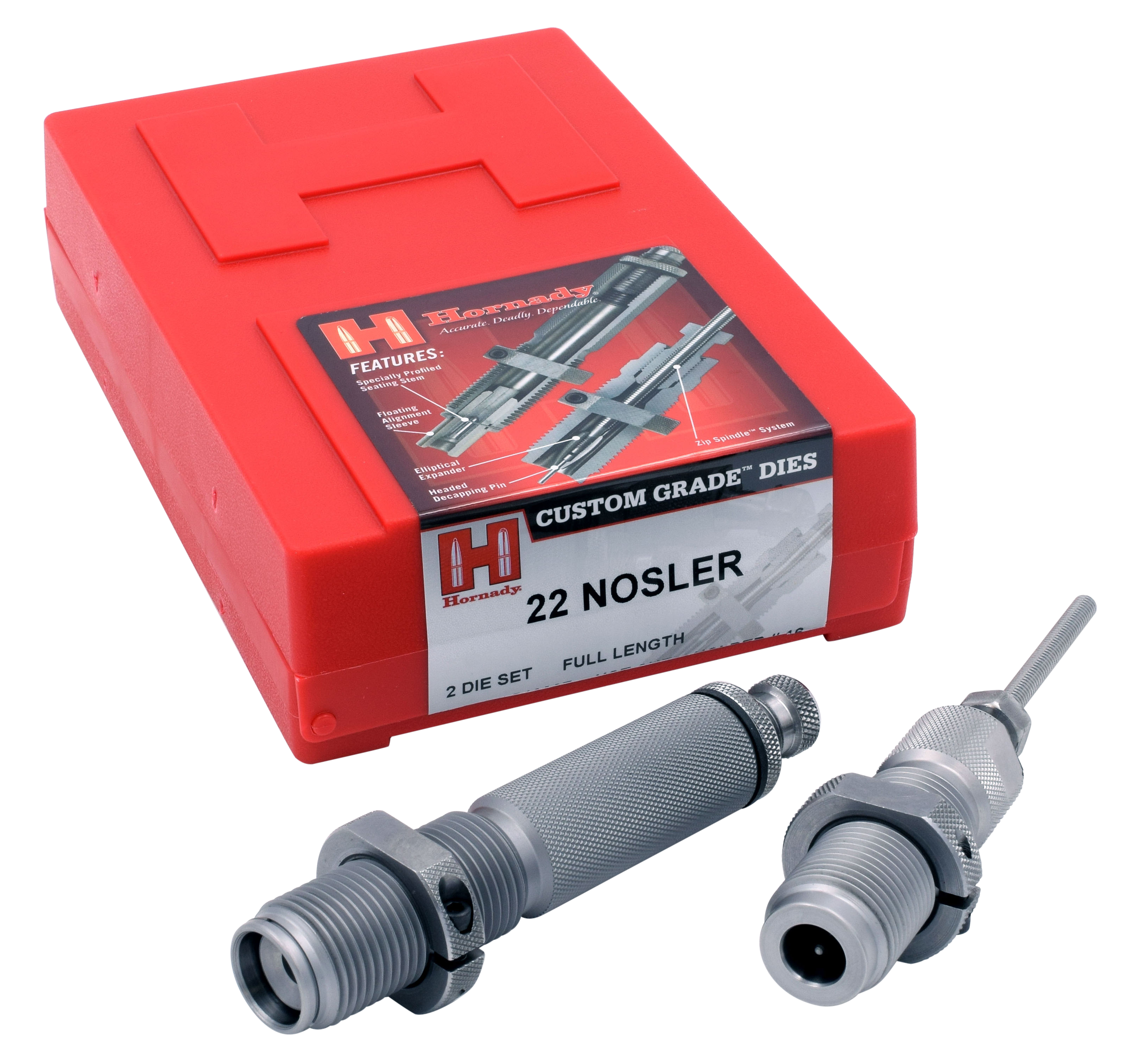 HORN 546207 SER3 2-DIE SET 22 NOSLER