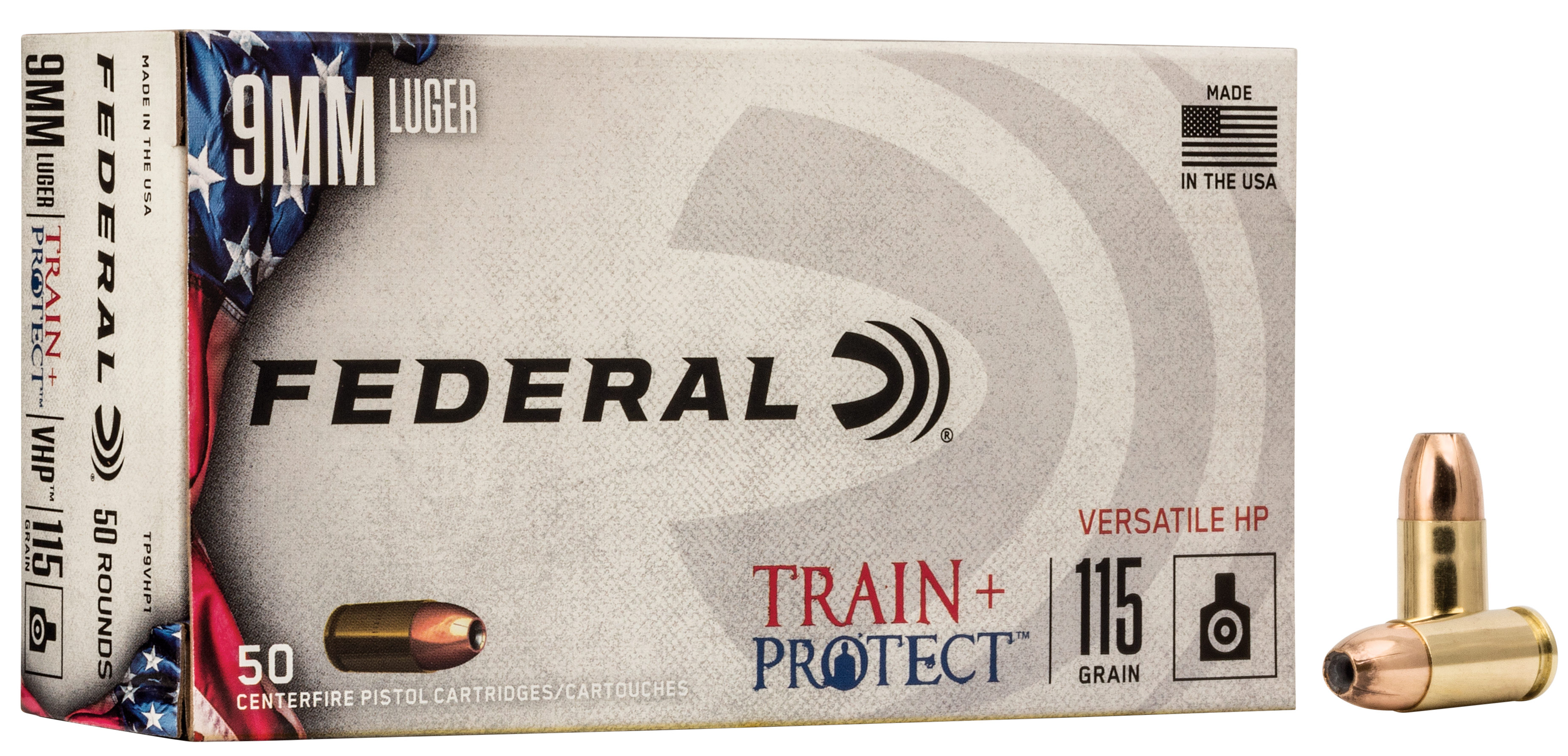 FED TP9VHP1 9MM 115 TRN/PRO 50/10