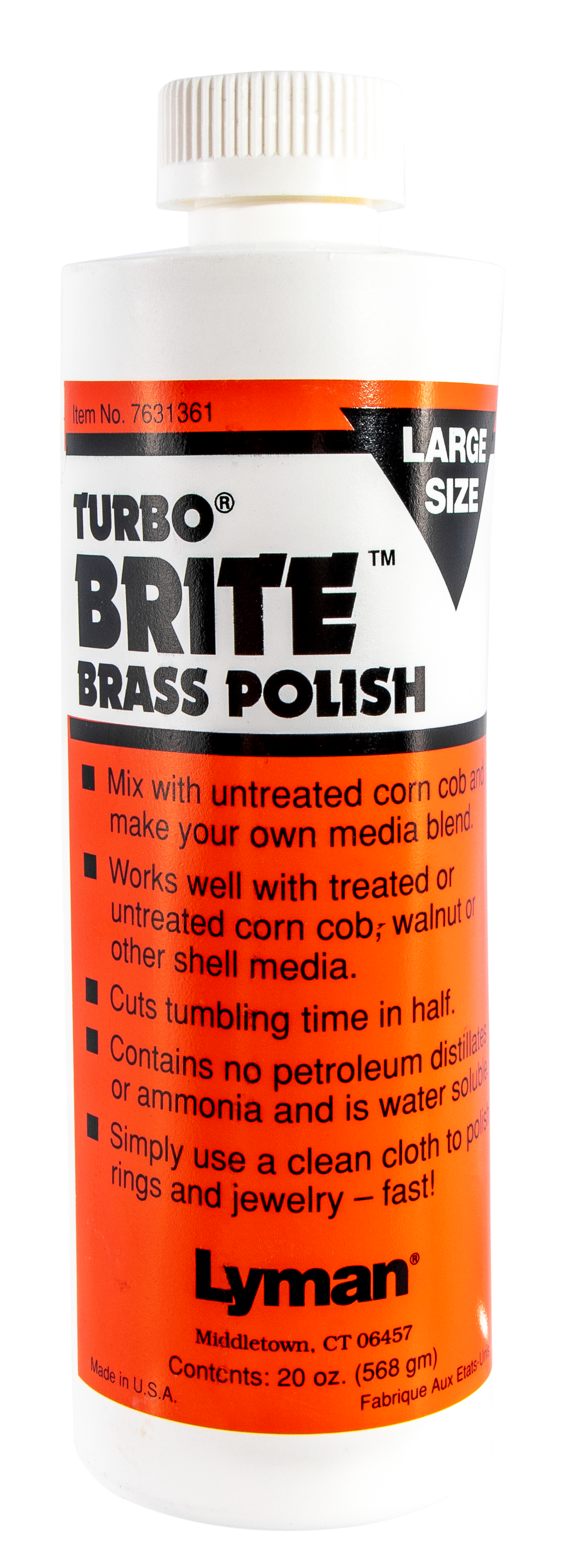 LYM 7631361 TURBO BRITE BRASS POL 20OZ
