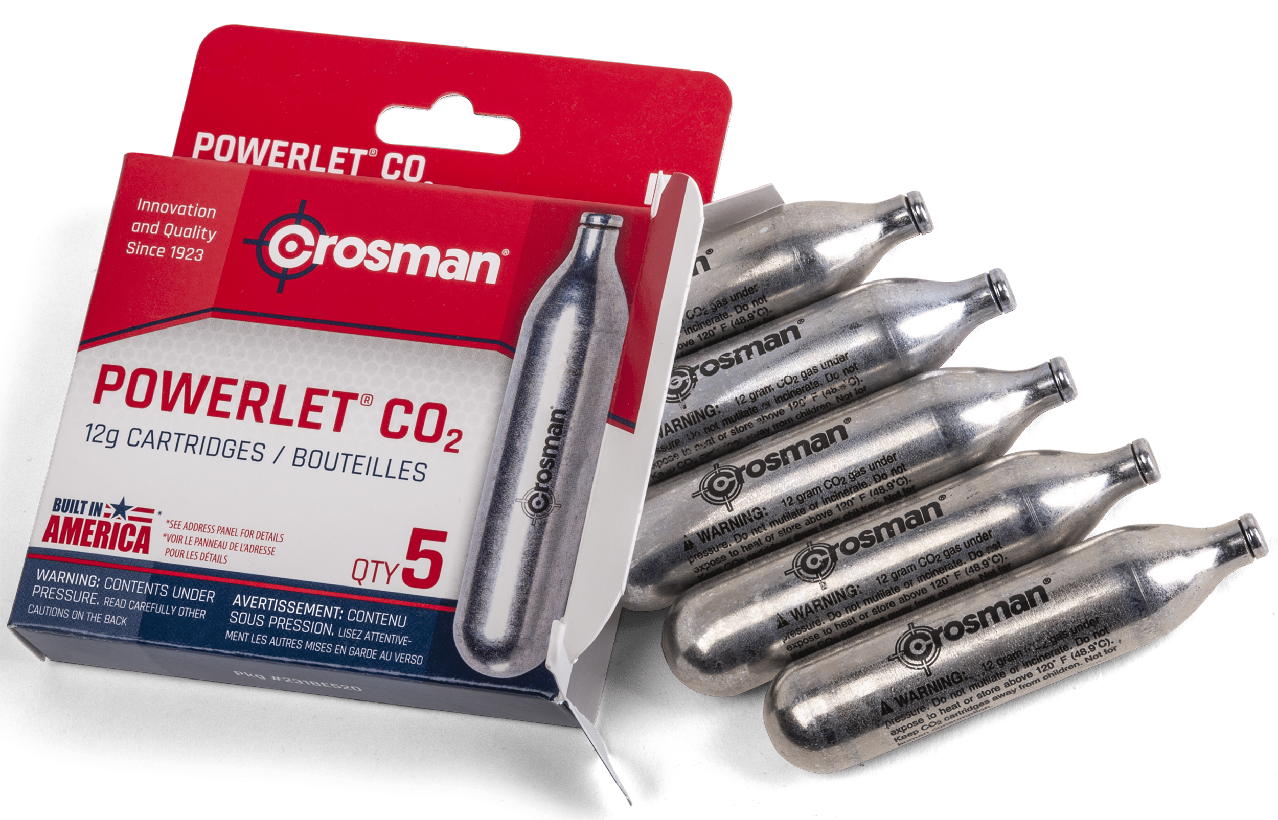 CROS 231B POWERLET 12G CO2 CYLINDERS 5PK