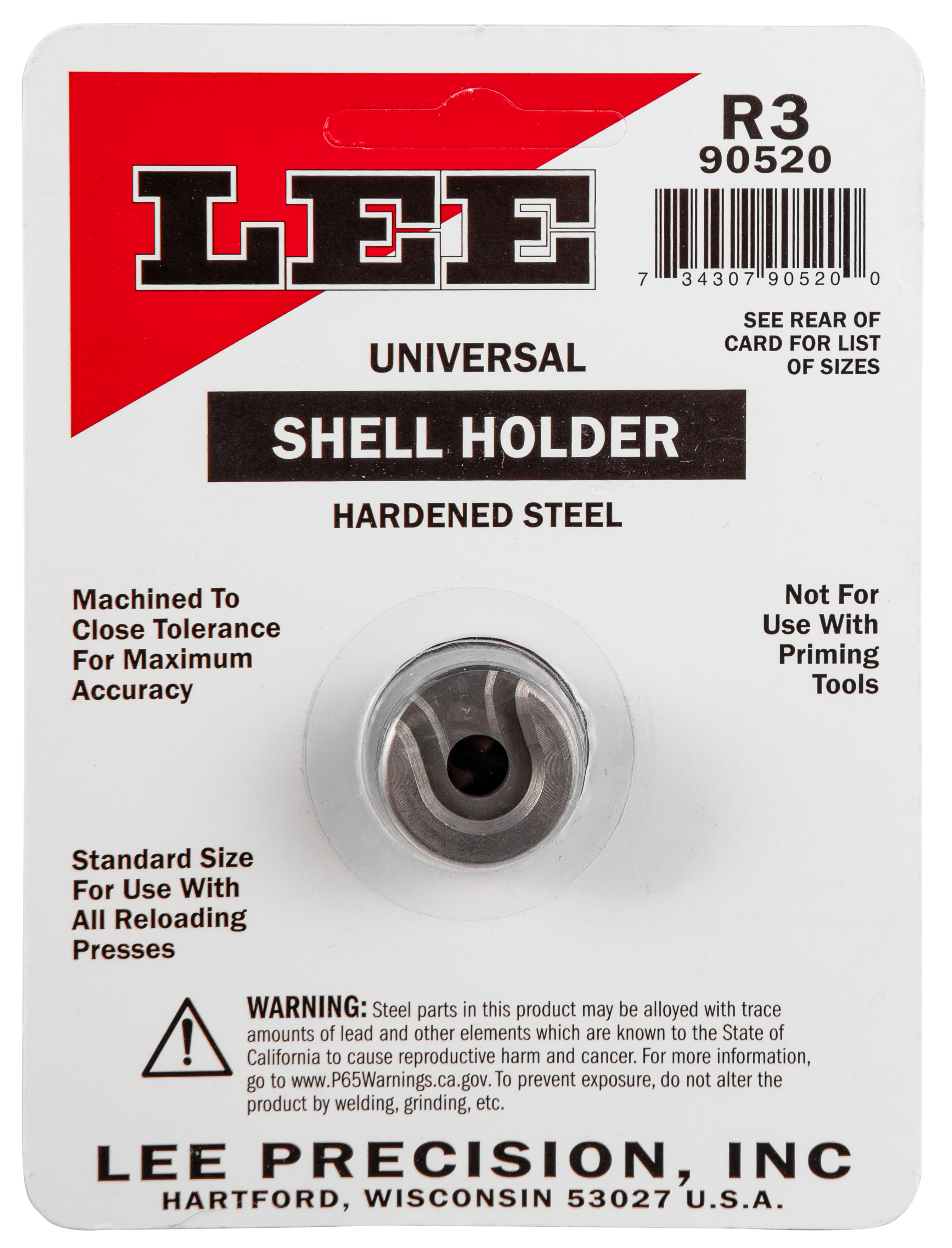 LEE 90002 SHELL HOLDER R15