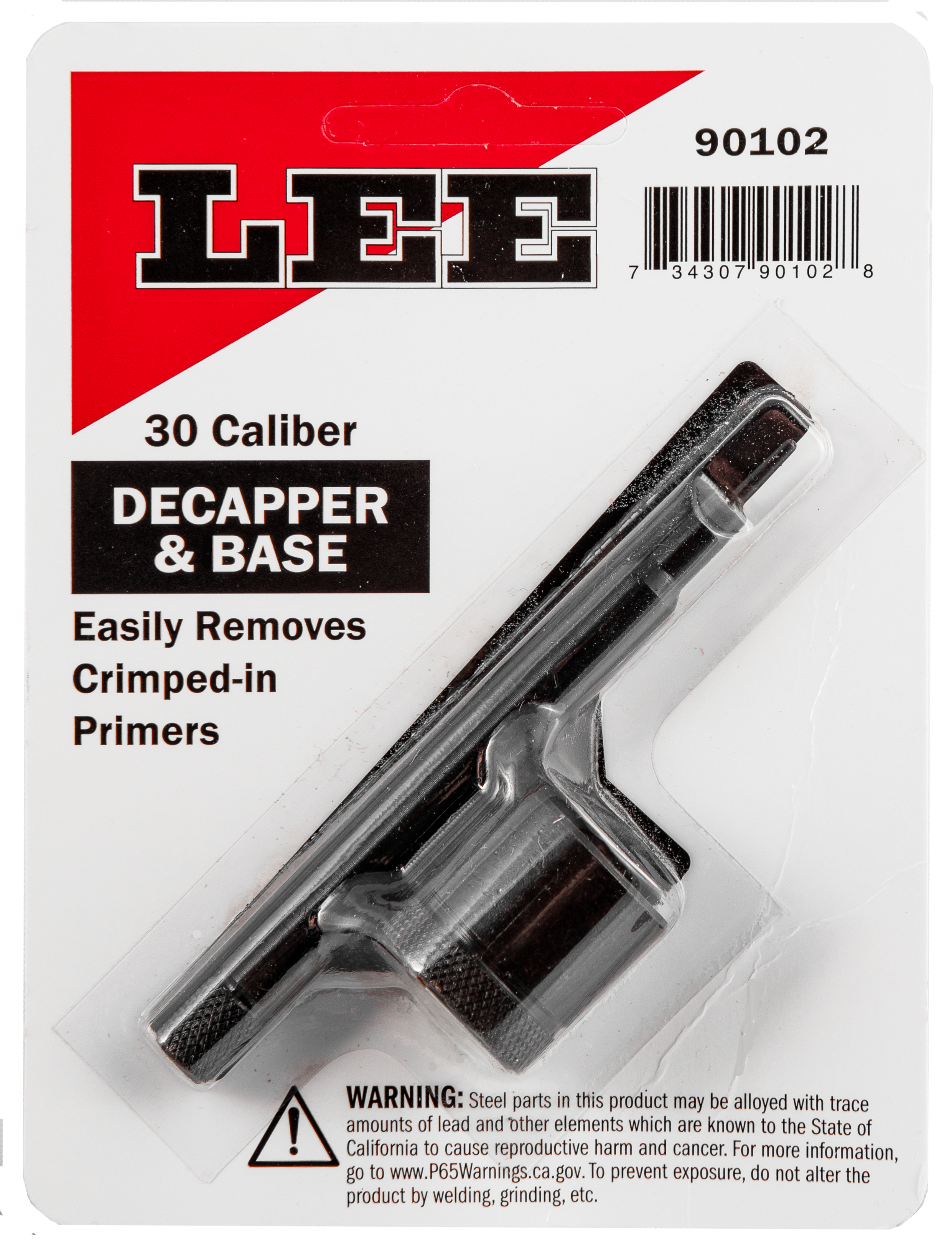 LEE 90103 DECAPPER & BASE 22 CALIBER