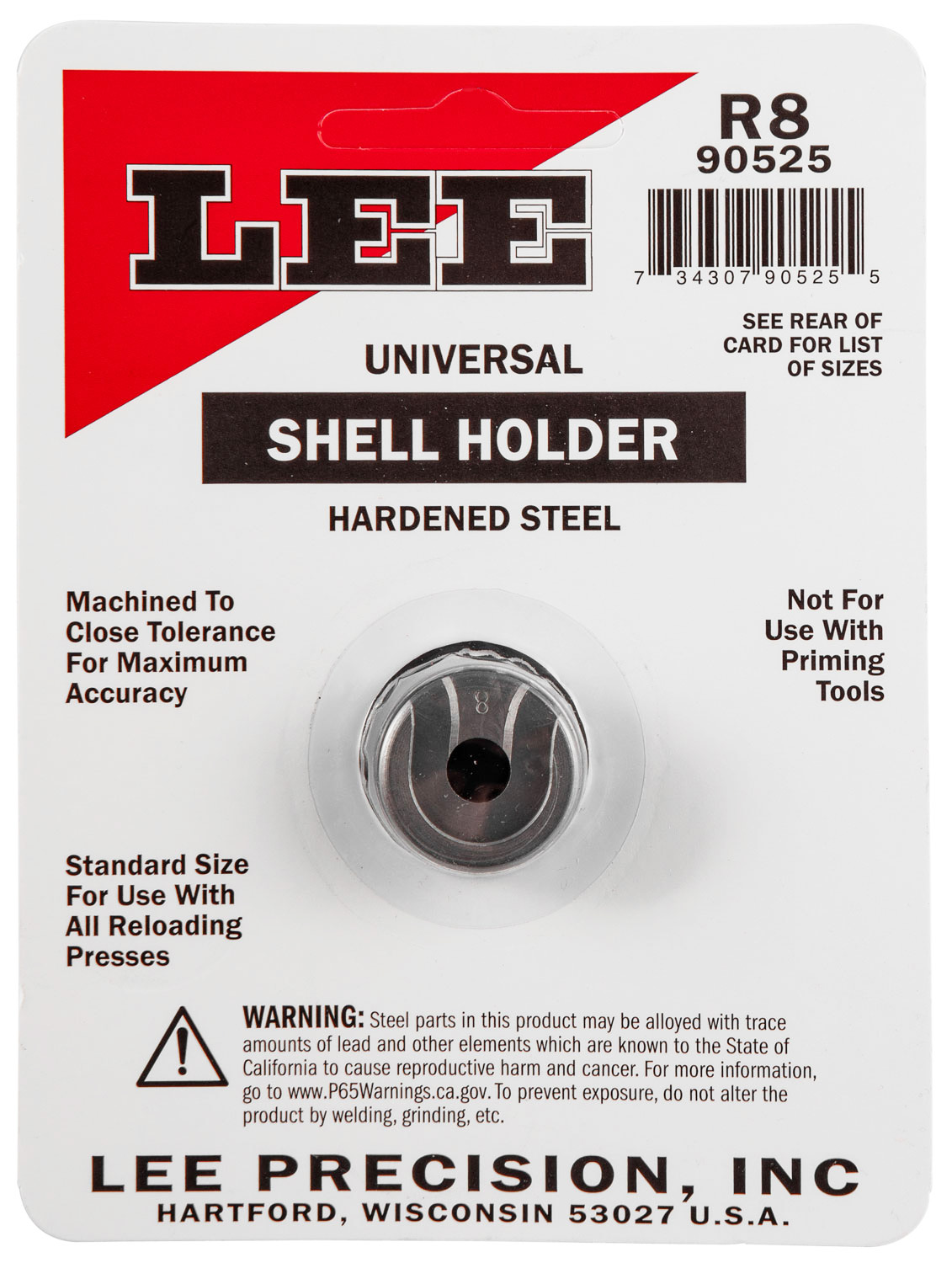 LEE 90525 SHELL HOLDER R8
