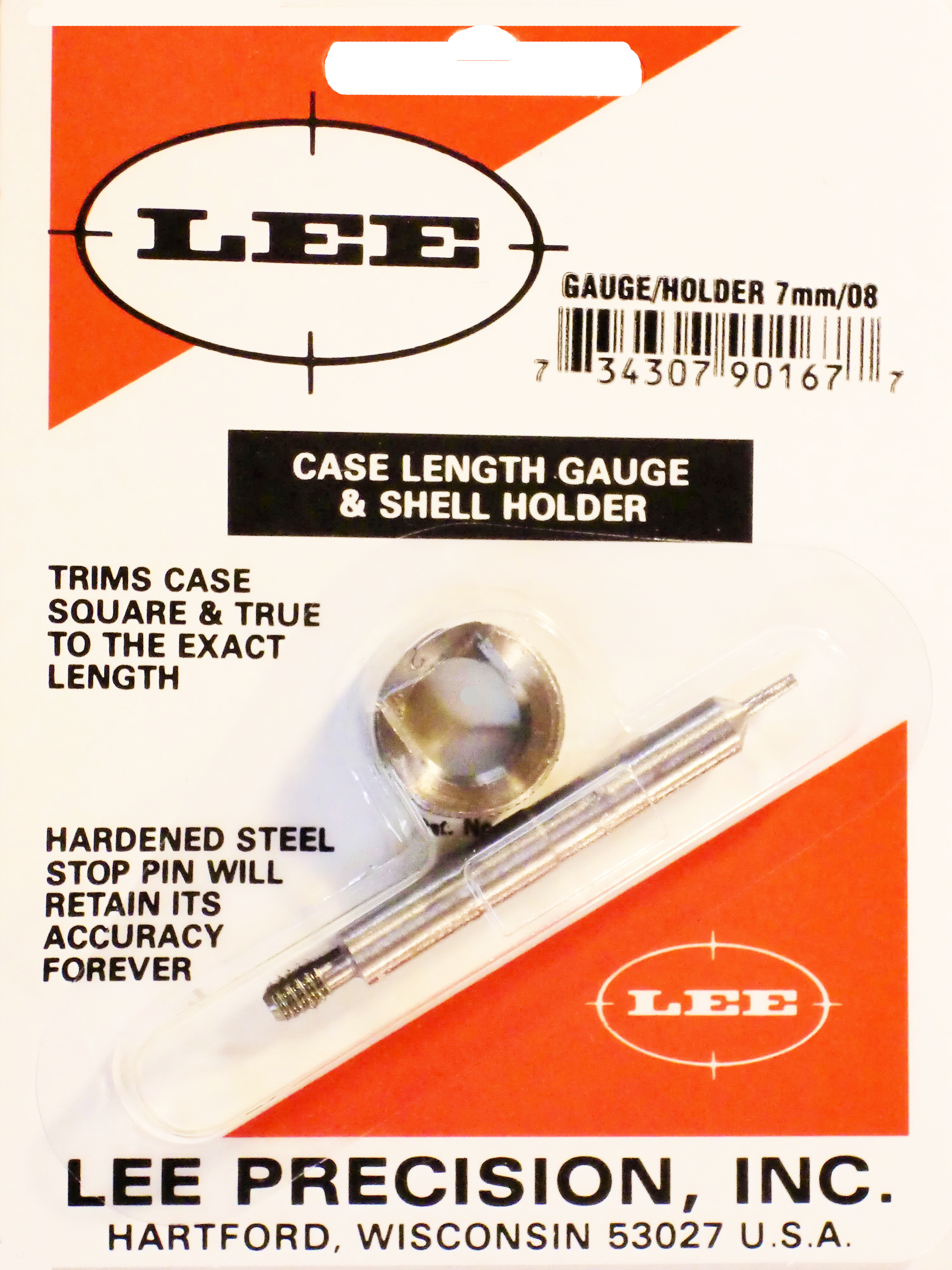 LEE 90167 GAUGE/HOLDER 7MM/08 REM
