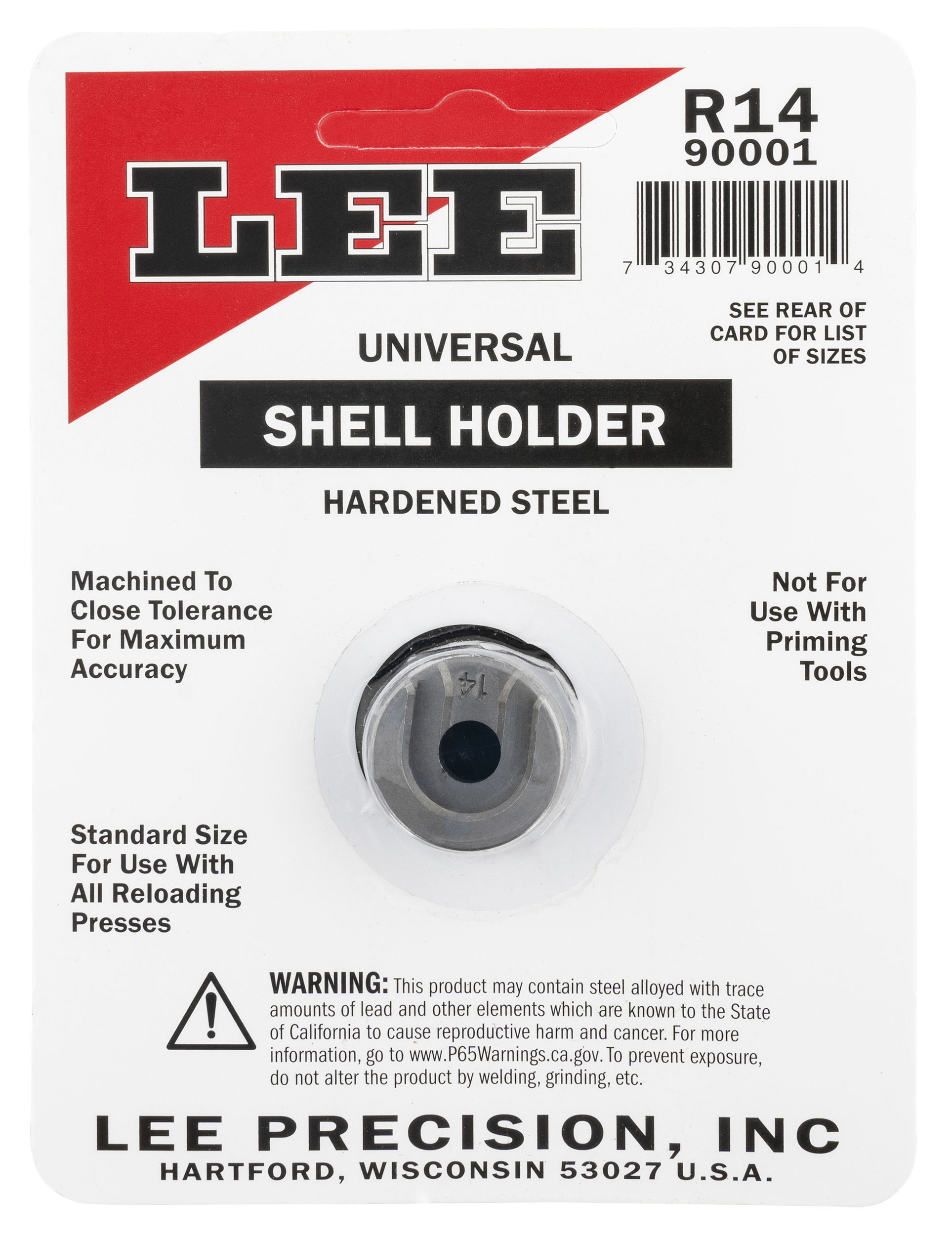 LEE 90001 SHELL HOLDER R14
