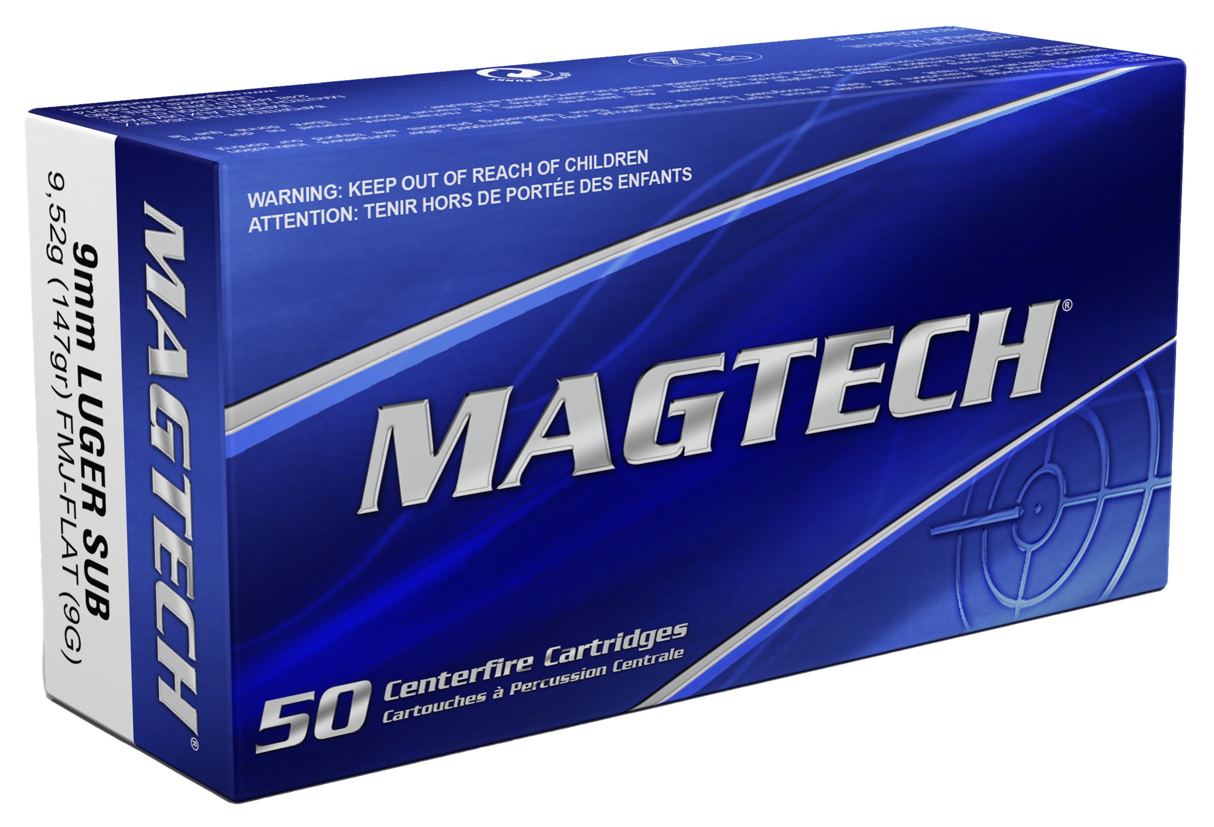 MAGTECH 9G 9MM 147 FMC 50/20