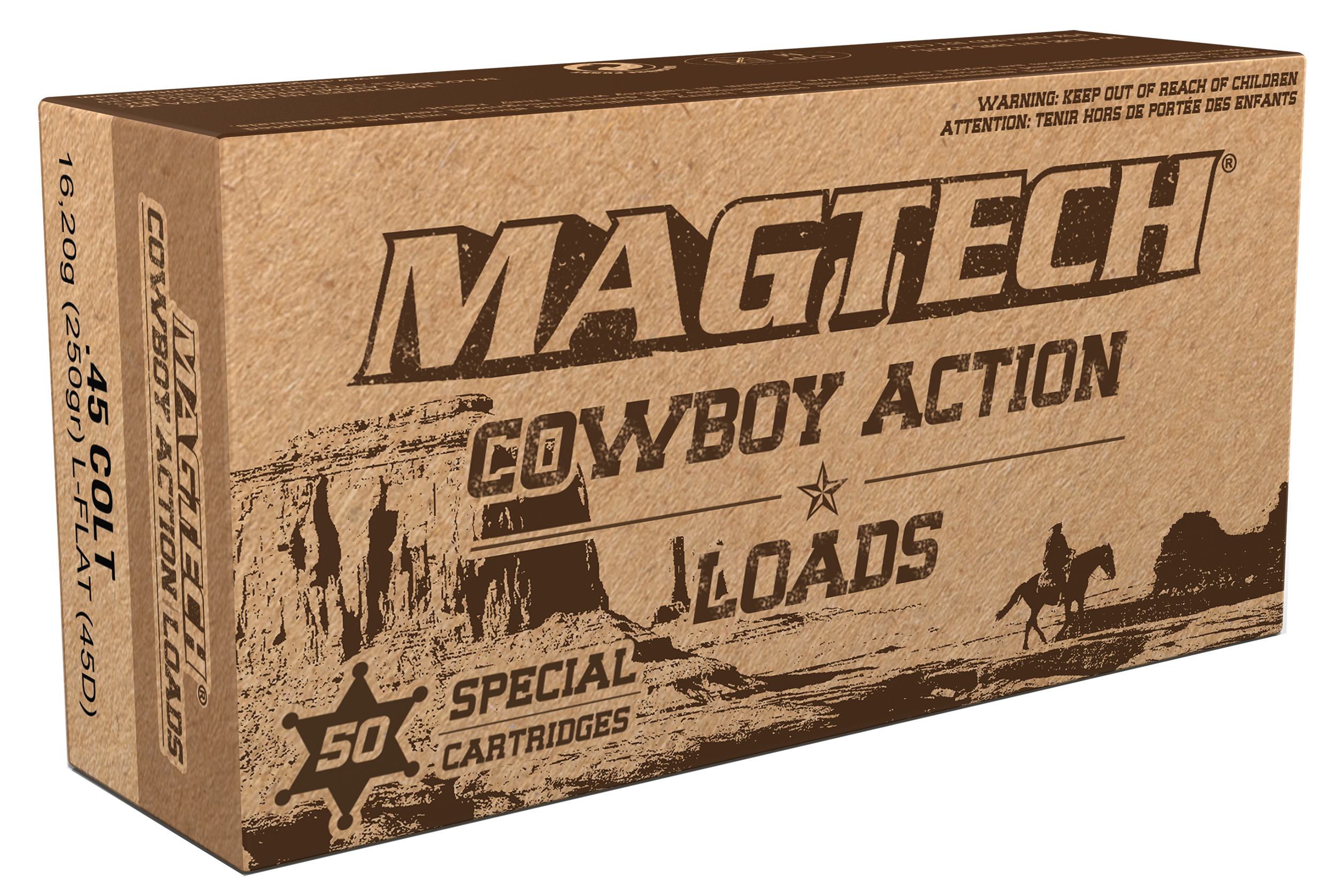 MAGTECH 45D 45CL 250 LFN COWBOY 50/20