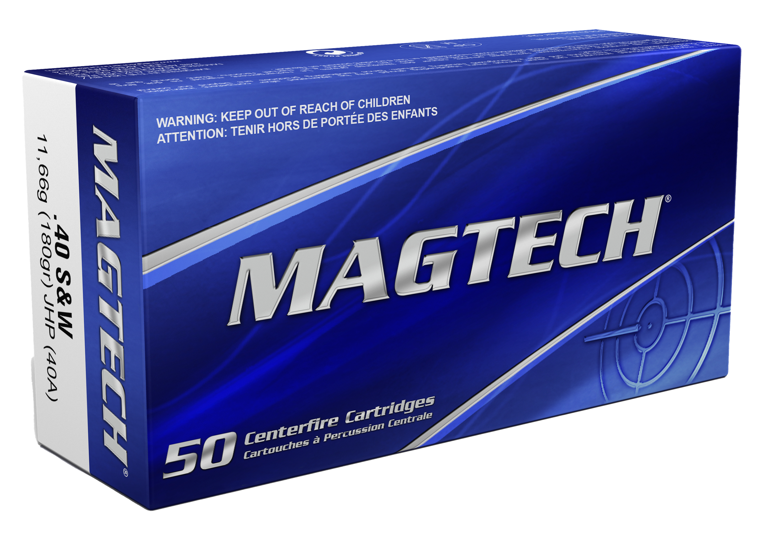 MAGTECH 40A 40S 180 JHP 50/20