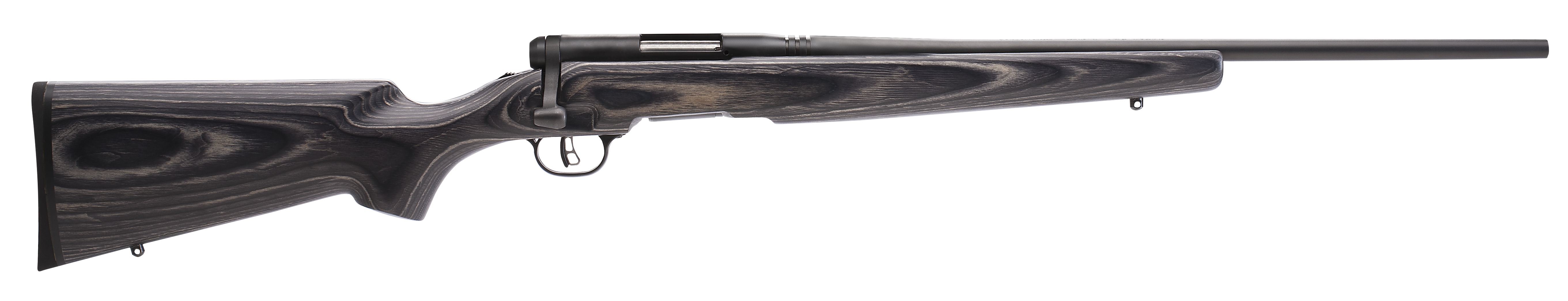 Savage Arms 96971 B.MAG Sporter Full Size 17 WSM 8+1 22" Matte Black Sporter Barrel, Matte Black Drilled & Tapped Carbon Steel Receiver, Gray Fixed Laminate Stock, Right Hand