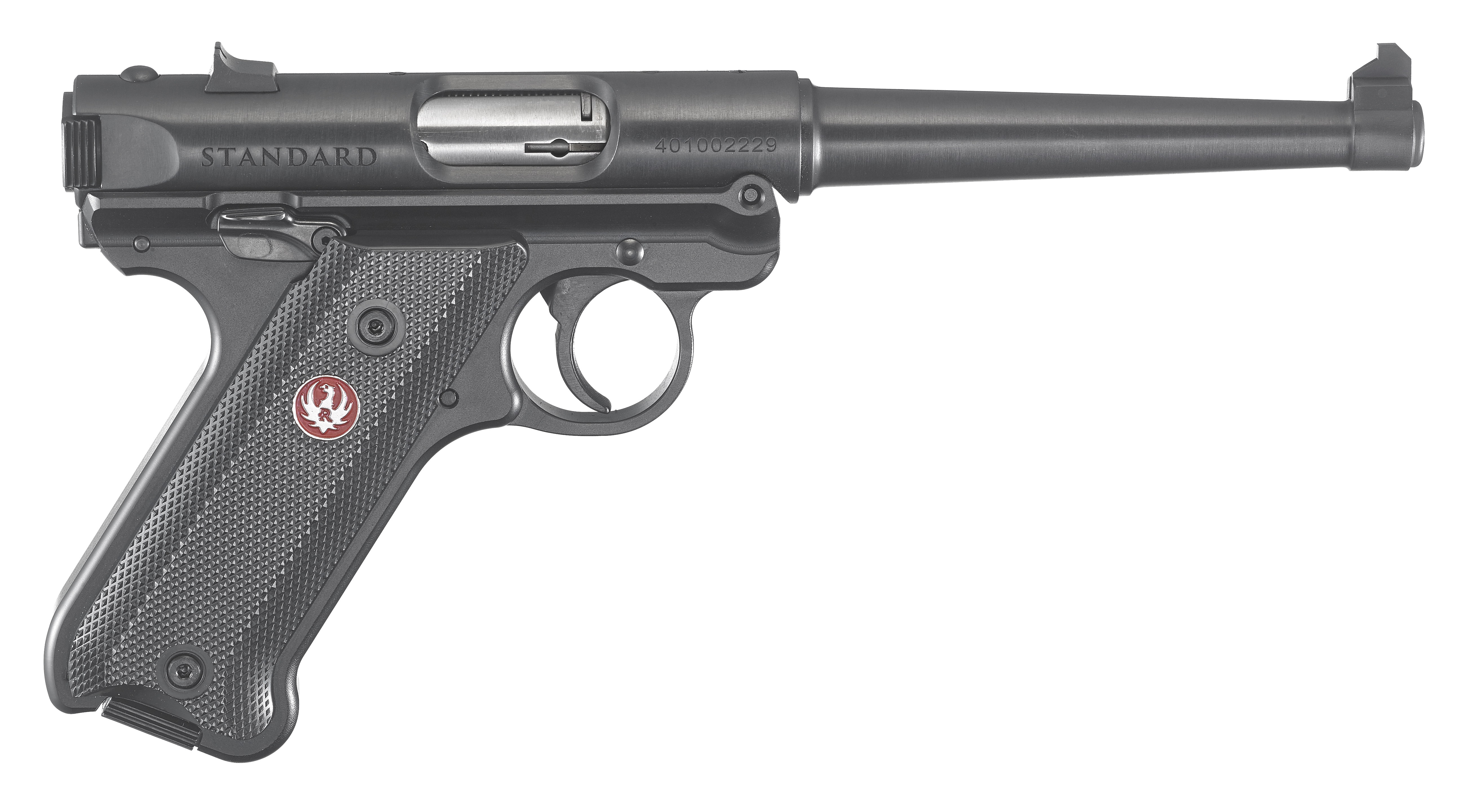 RUG 40105 MKIV 22LR STD 6IN FS BL