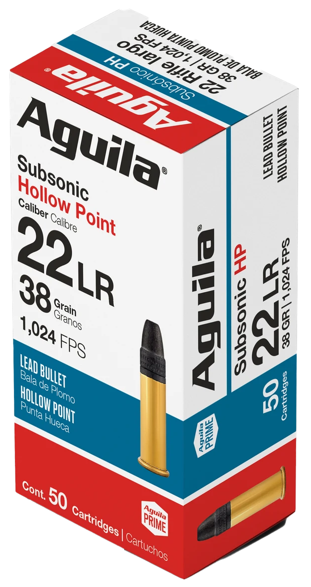 AGUILA 1B220268 22LR SB HP 38GR 50/20