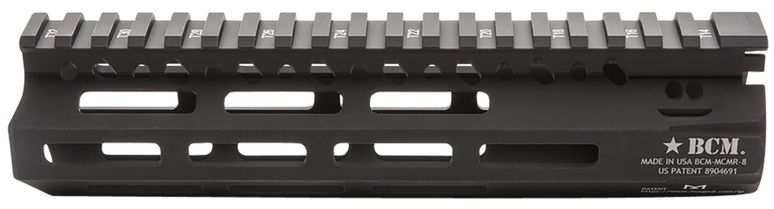 BCM MCMR-8-556-BLK MCMR ALUM RAIL MLOK 8