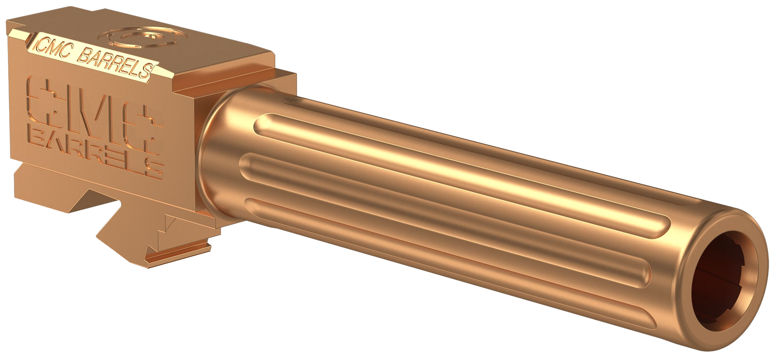 CMC Barrel - GLOCK 19 Fluted - DLC Bronze